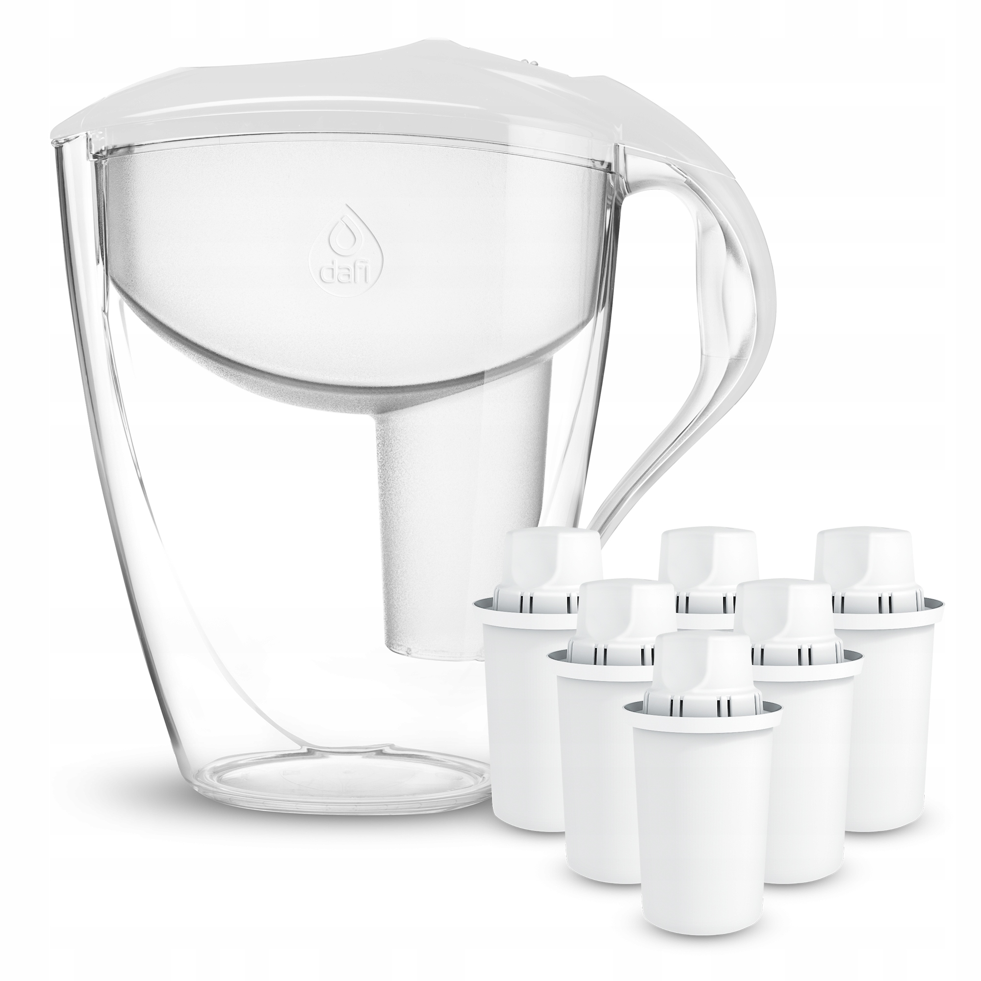 Dzbanek Dafi ASTRA biały 3l manualny 6 x Classic – Idealne rozwiązanie do filtracji wody