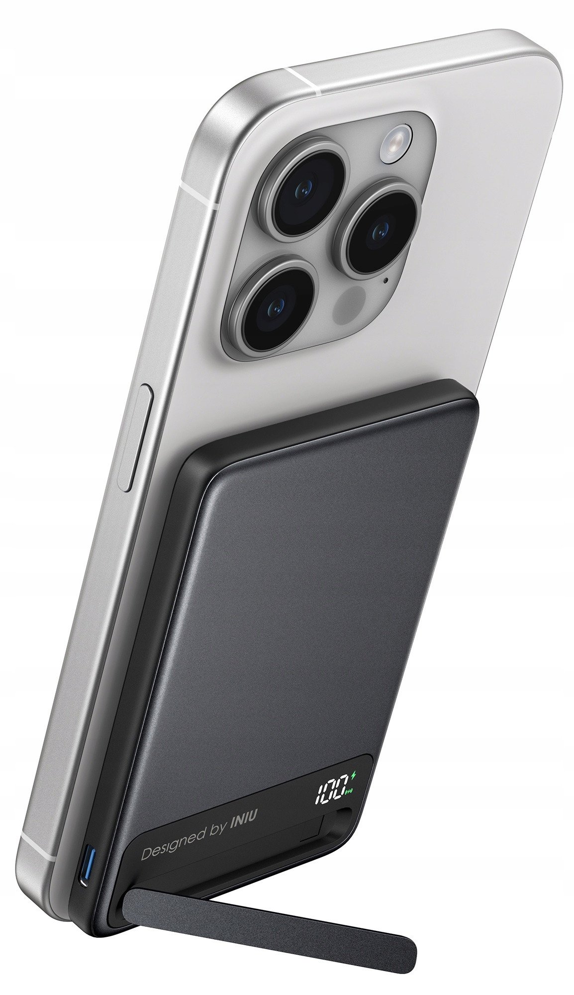 Wbudowany składany stojak dla wygody