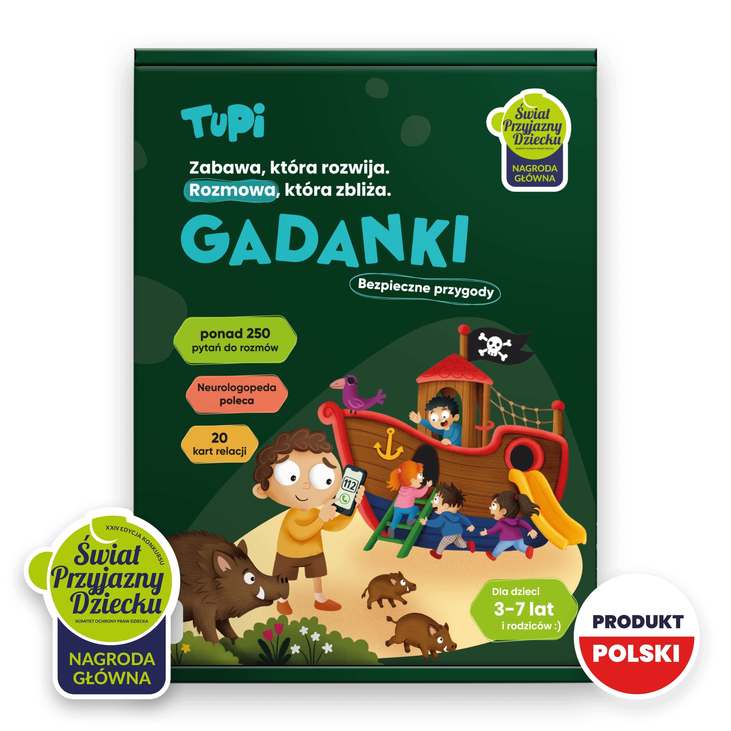 Gadanki - Karty relacji - Bezpieczne przygody – Rozmawiaj o bezpieczeństwie w zabawie