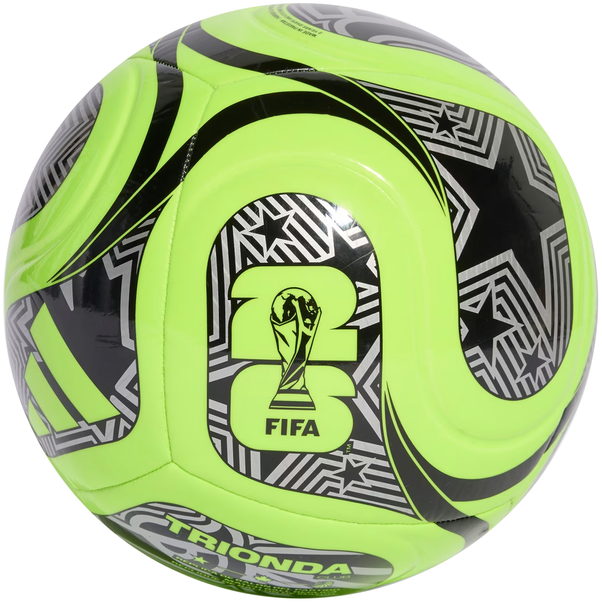 Piłka adidas TRIONDA Club World Cup JD8052 4 żółty – Idealny wybór dla pasjonatów piłki nożnej