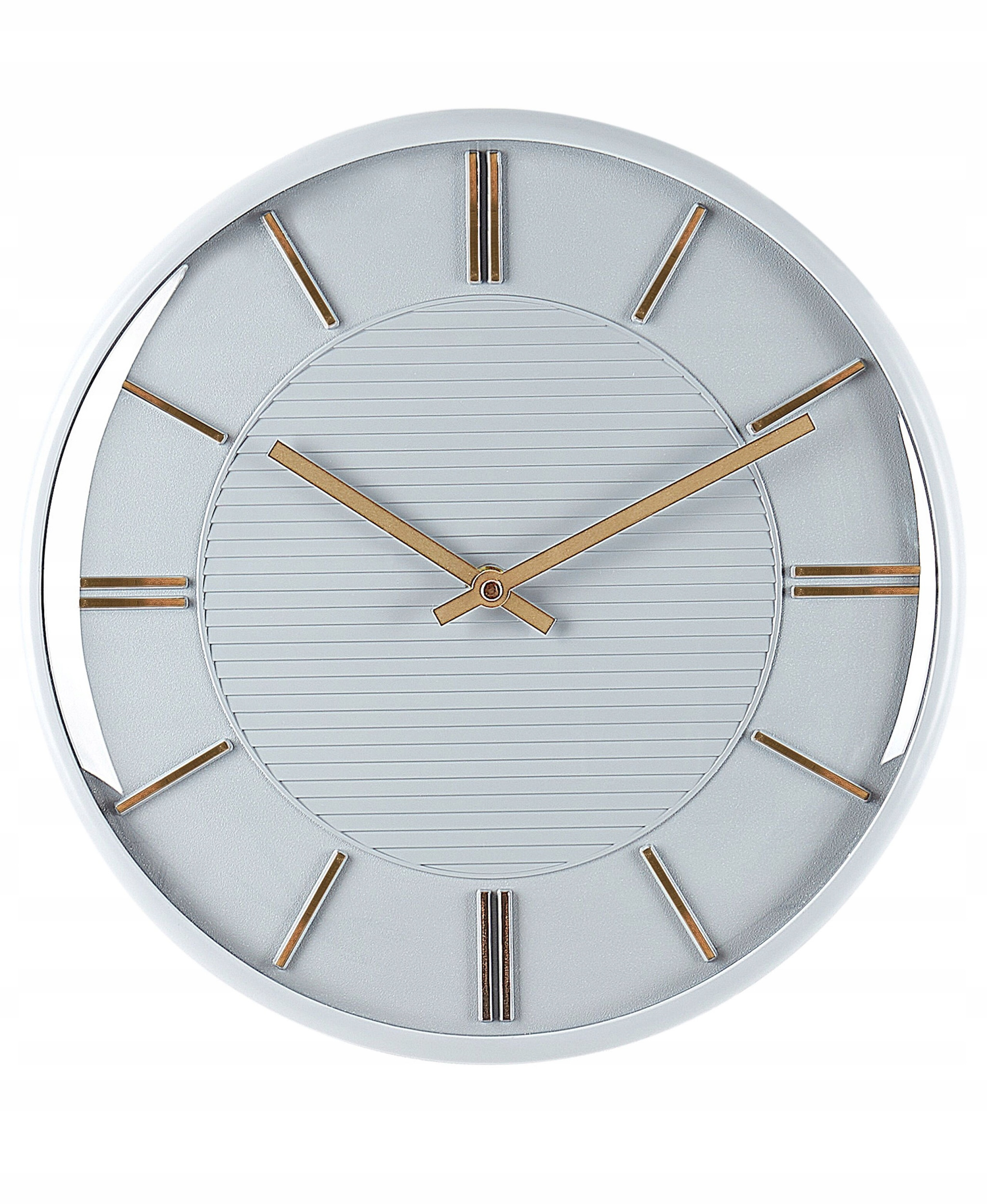 Zegar ścienny DAROCA 34 cm Szary – Elegancja i funkcjonalność w Twoim wnętrzu