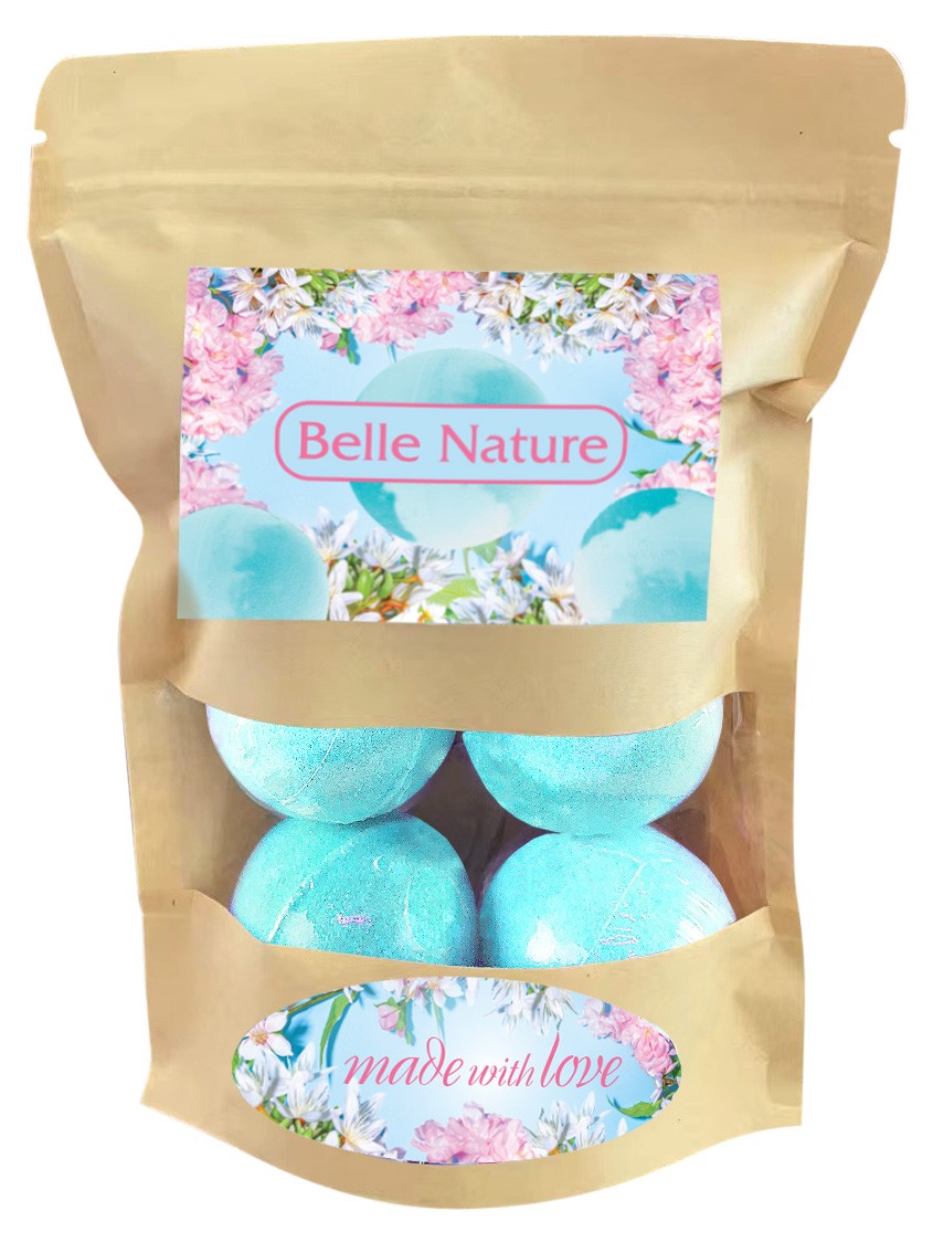 Belle Nature Kule do Kąpieli Wiosenny Jaśmin 6x50g – Aromatyczna Ucieczka w Świat Spokoju