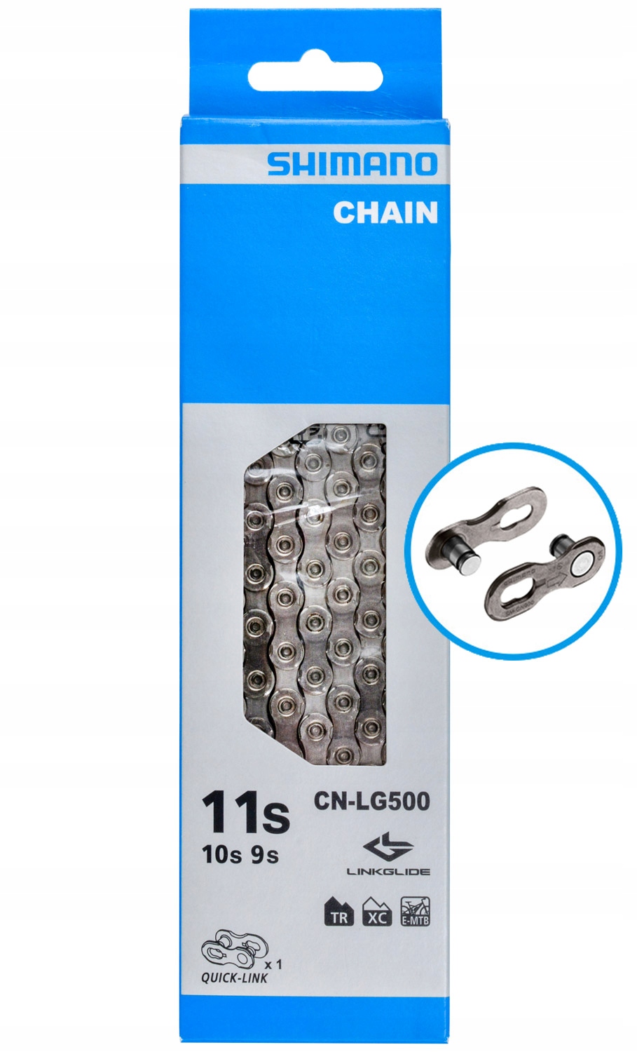 Łańcuch rowerowy Shimano CN-LG500 – Wydajność i niezawodność w każdym terenie