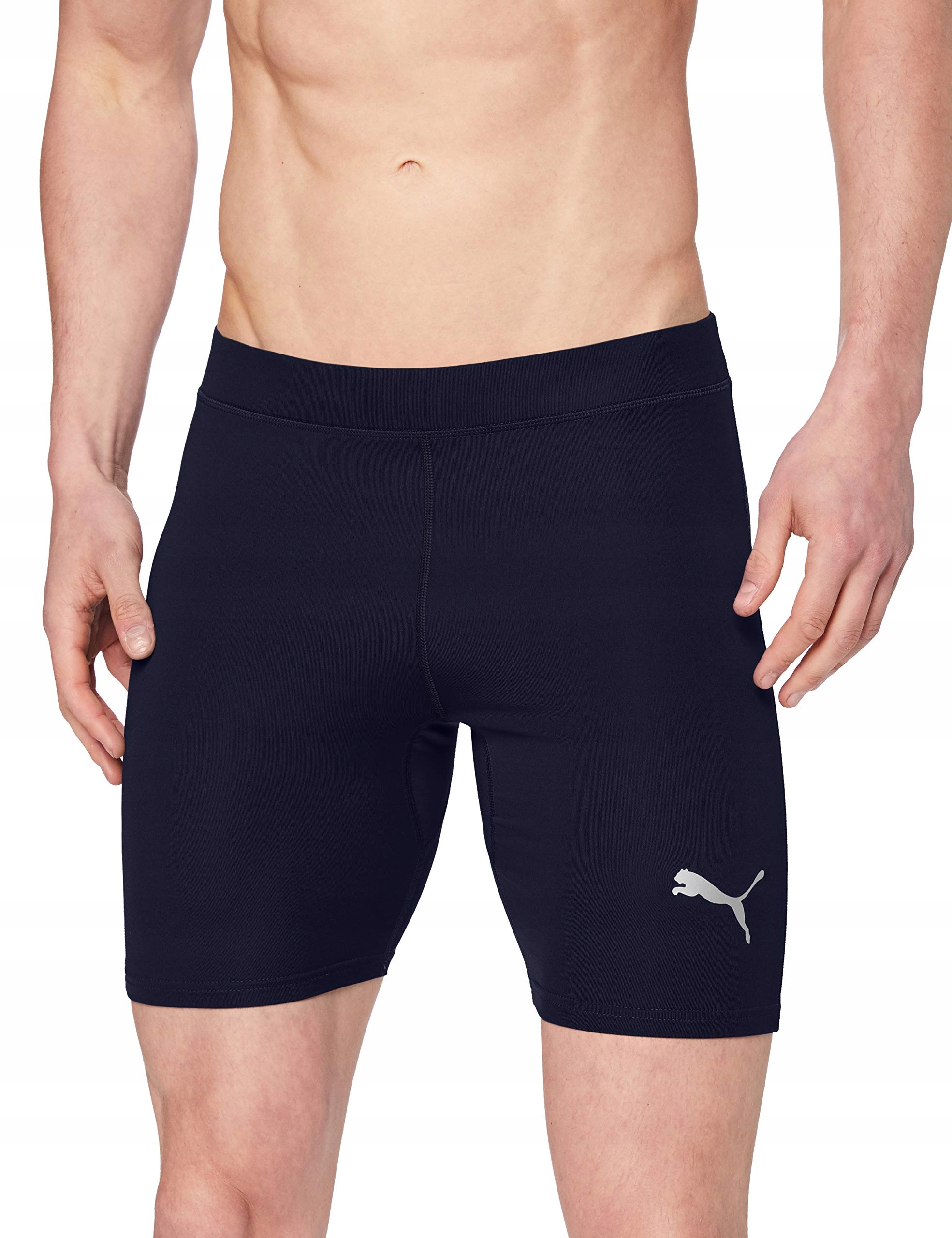 Spodenki męskie Puma Liga Baselayer Short Tight granatowe 655924 20 – Idealne wsparcie podczas aktywności
