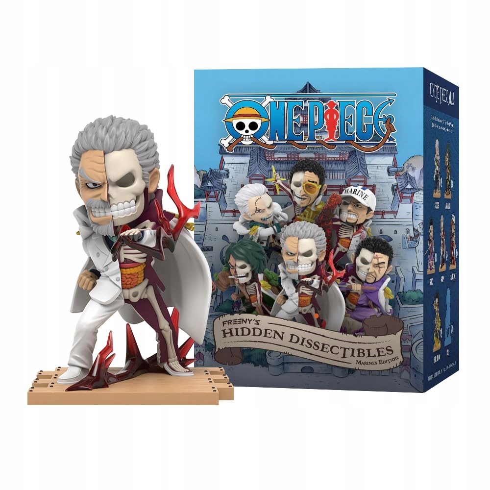 Mighty Jaxx Freeny's Hidden Dissectibles, One Piece Series 8 Marines Edition – Kolekcjonerska figurka dla fanów anime