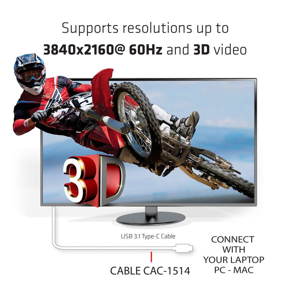 Aktywny kabel do konwersji sygnału HDMI™