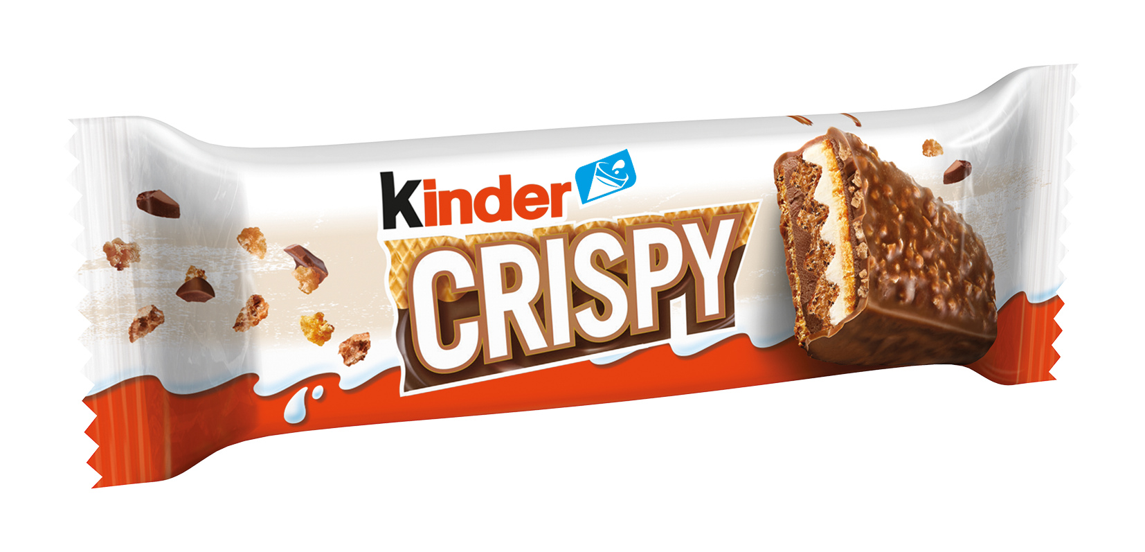 Kinder Crispy Chrupiący wafelek z nadzieniem kakaowym i orzechowym 34 g – Idealna przekąska dla każdego