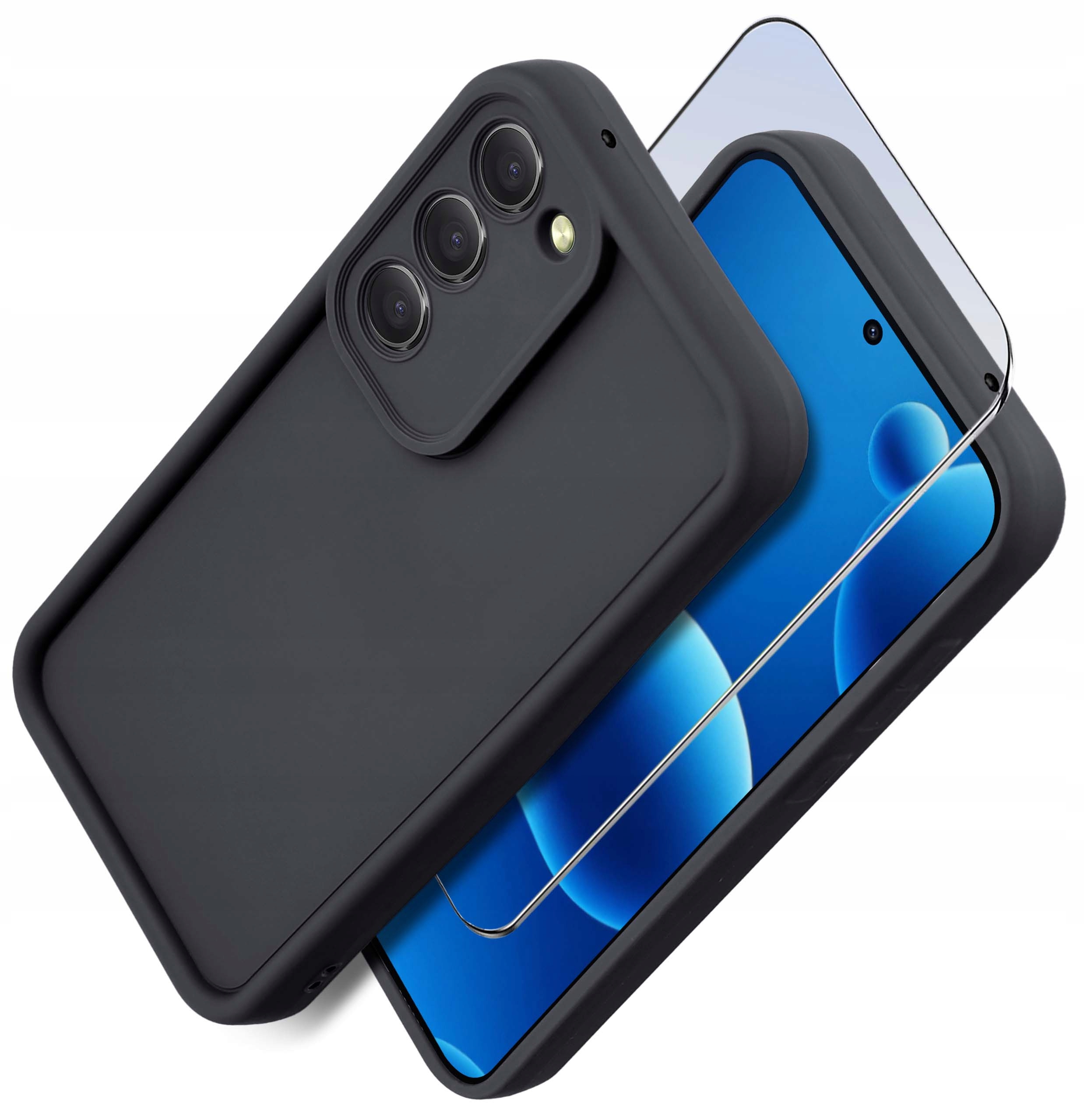 Etui do Samsung S20 FE silikonowe MATOWE + Szkło ochronne na ekran 9H – Ochrona i styl w jednym