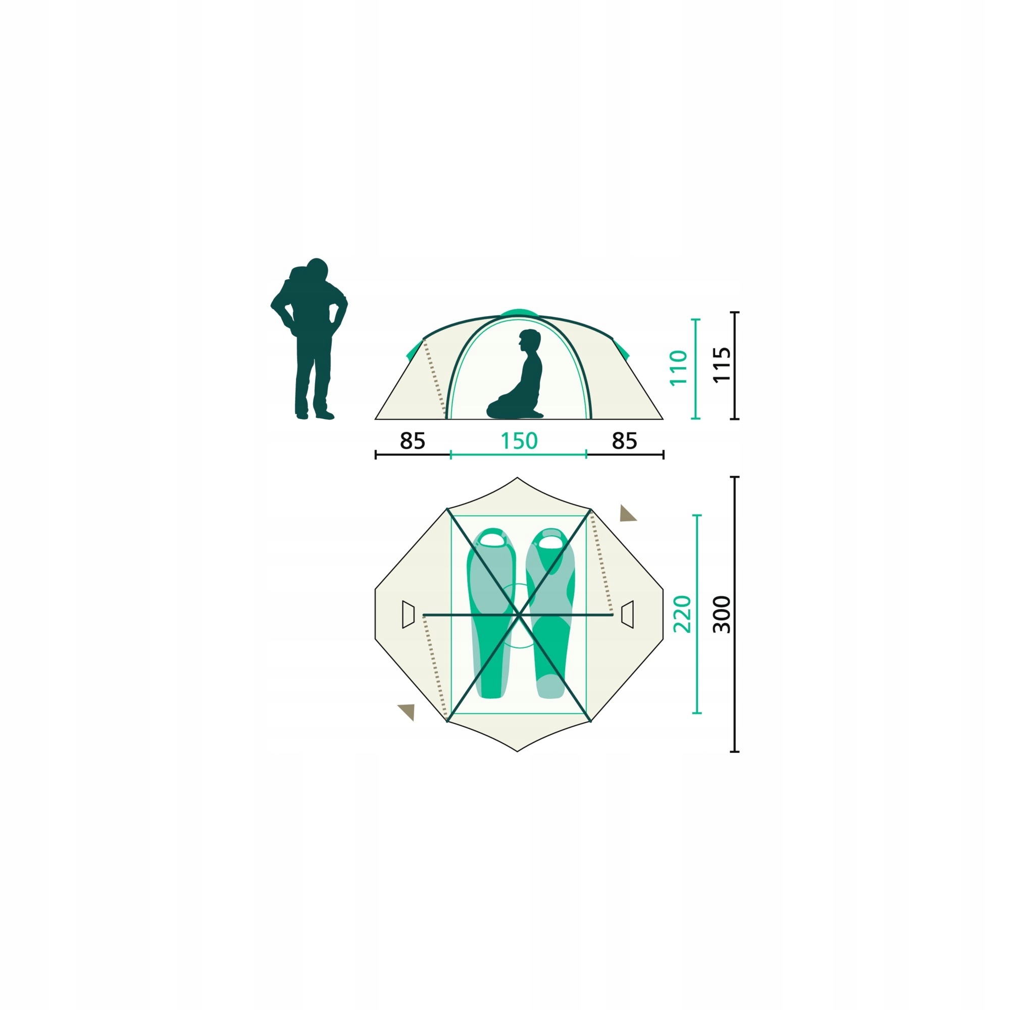 Przestronność i komfort dla dwóch osób