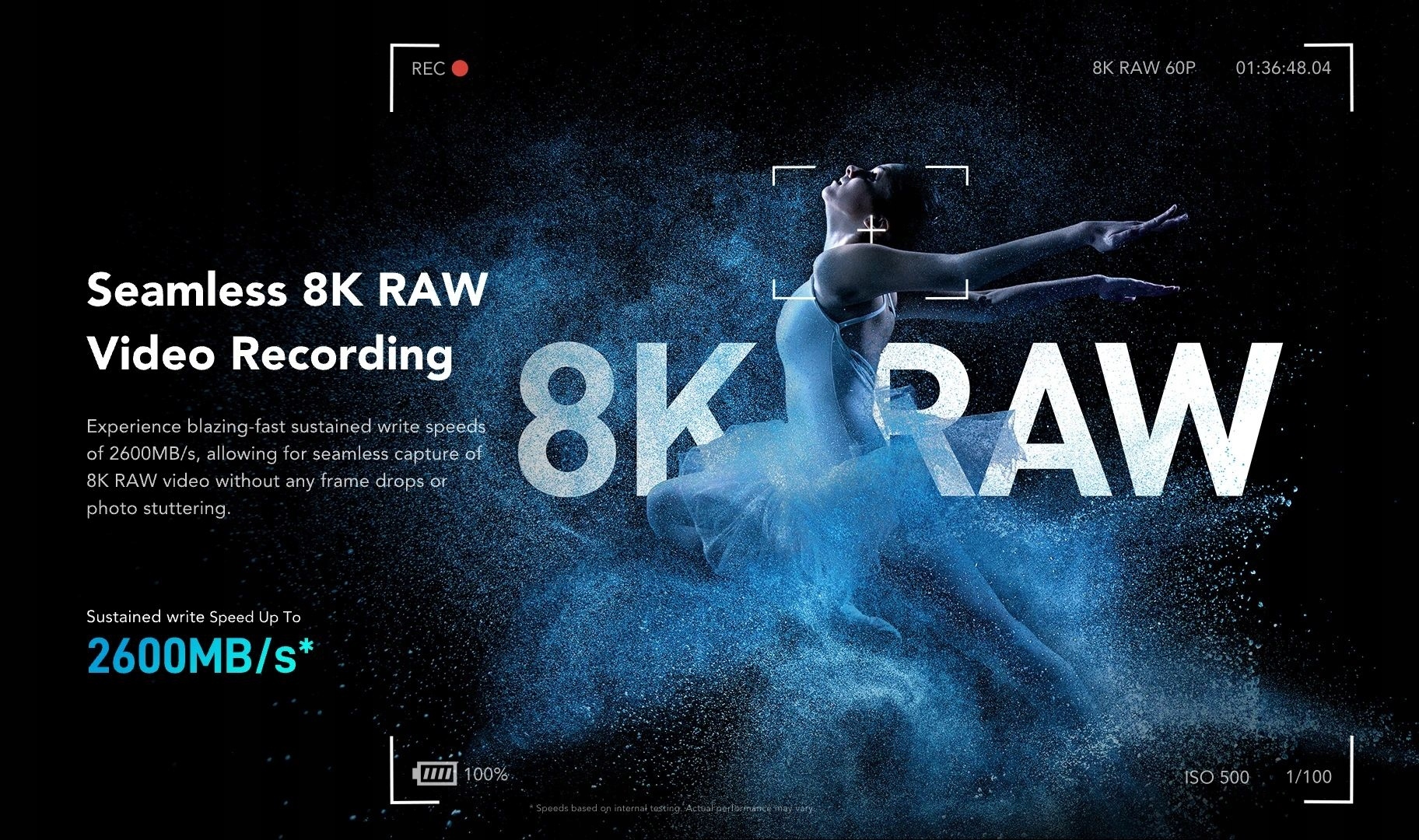 Idealna do rejestracji materiałów w 8K RAW i zdjęć seryjnych
