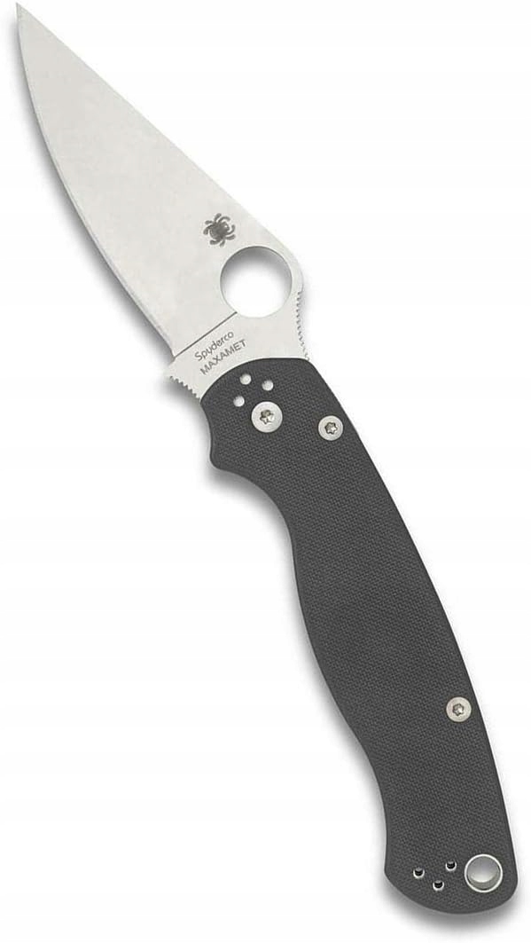 Nóż składany Spyderco Para Military 2 G-10 Dark Gray Maxamet – Idealny towarzysz w podróży