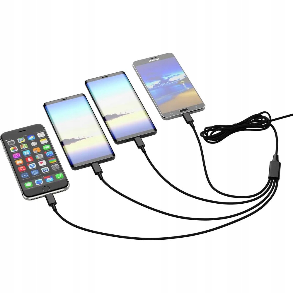 Szybkie ładowanie do 3A – Wydajność dla wielu urządzeń