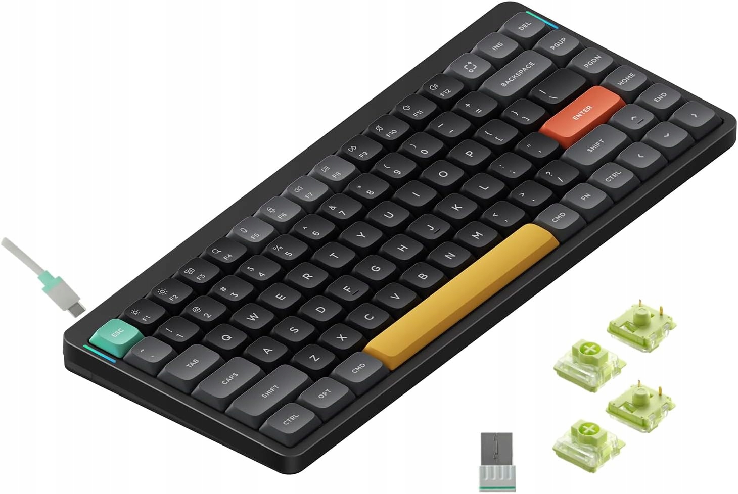Programowalne klawisze i podświetlenie RGB
