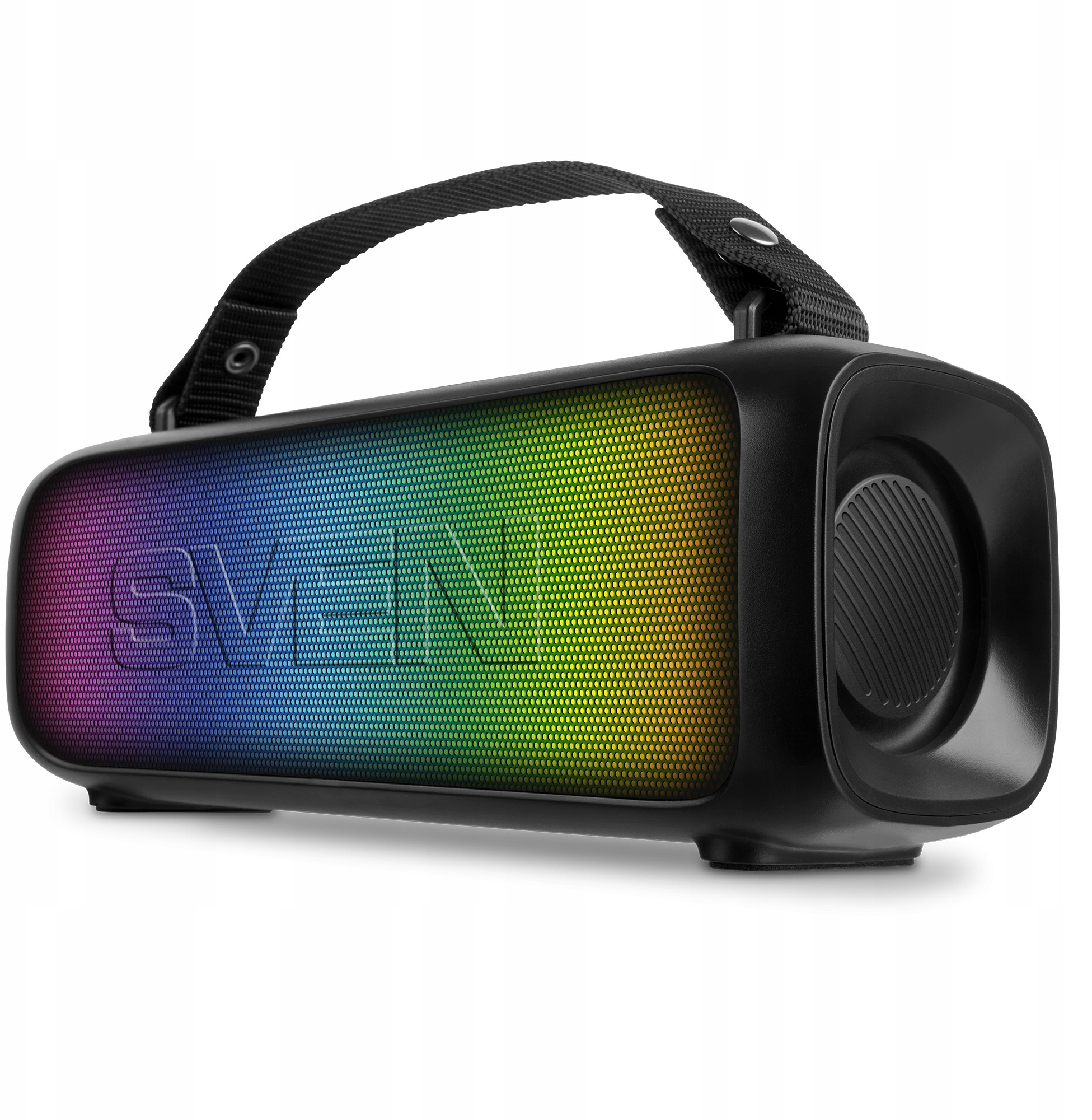 SVEN PS-235 BLACK – Przenośny głośnik Bluetooth z dynamicznym podświetleniem