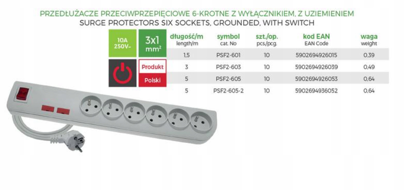 Długość przewodu 1,5 m – Wygodne zasilanie w każdym miejscu