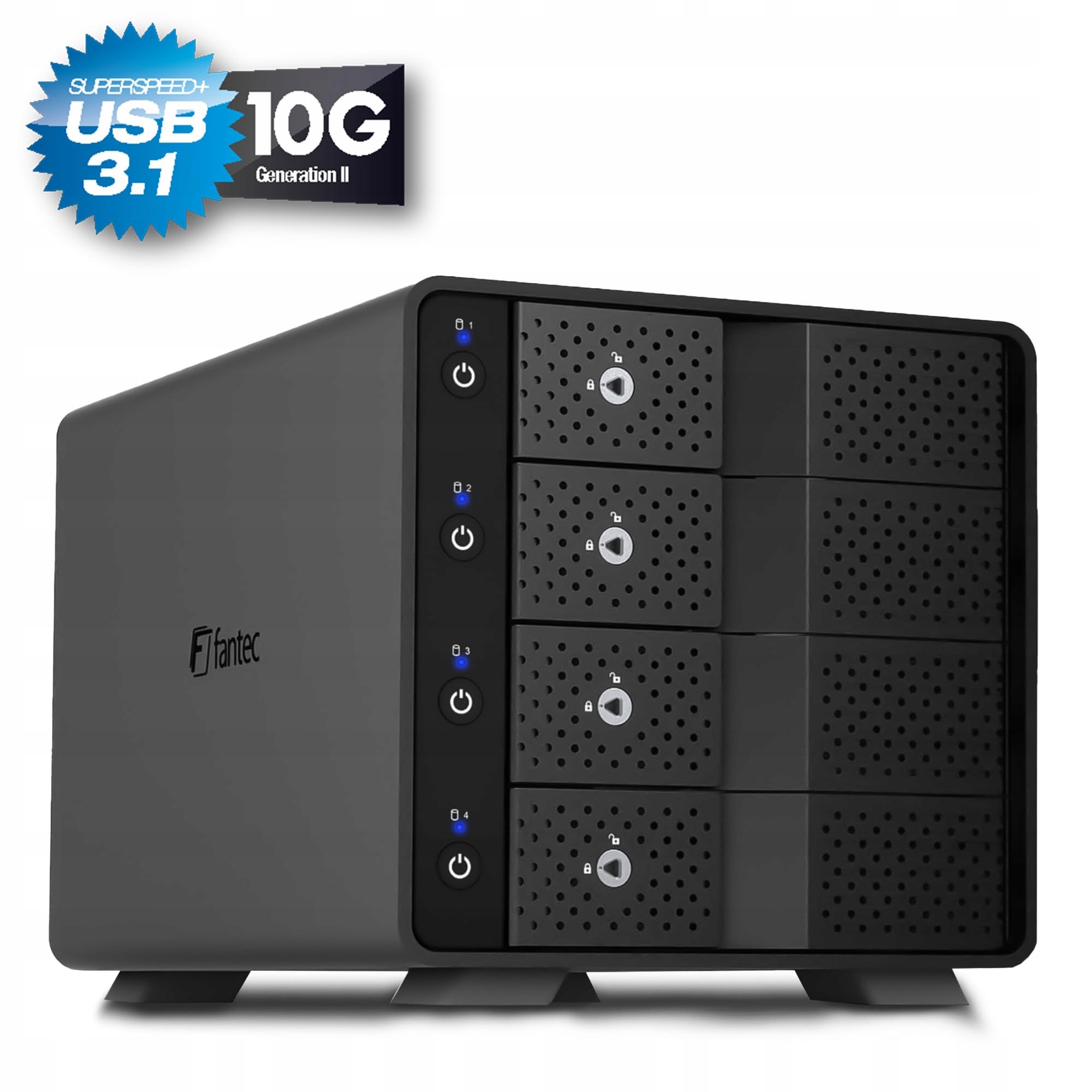 FANTEC MB-X4U31 – Wydajna obudowa dysku twardego USB 3.1 Gen. 2