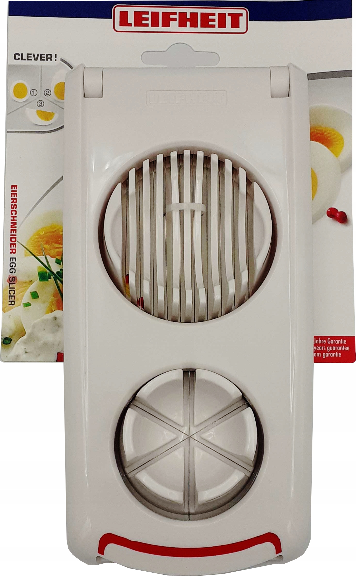 Szybkie i równomierne krojenie jajek, pieczarek i ziemniaków