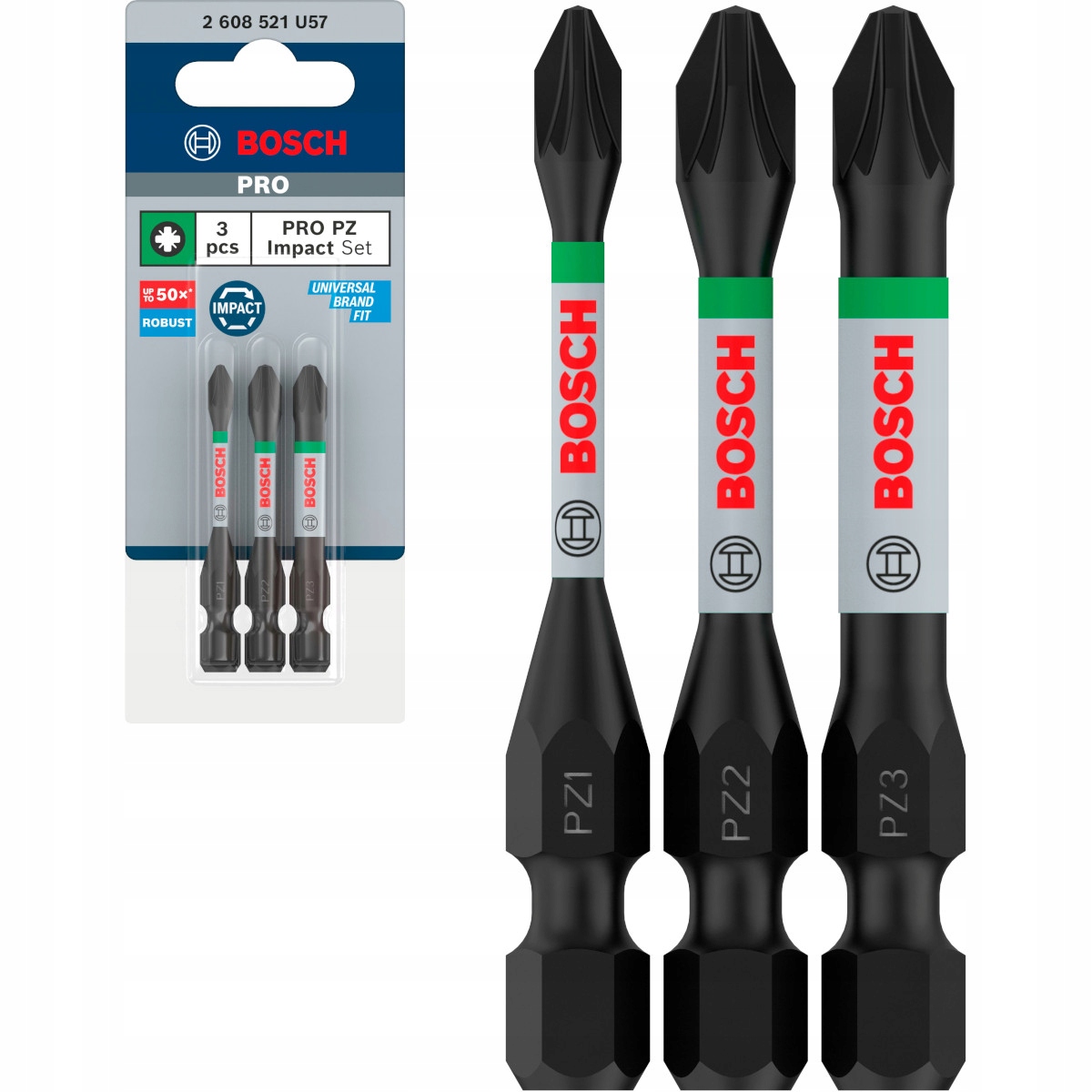 Końcówka wkręcająca PRO PZ Impact Set – Niezbędny zestaw do wkręcania