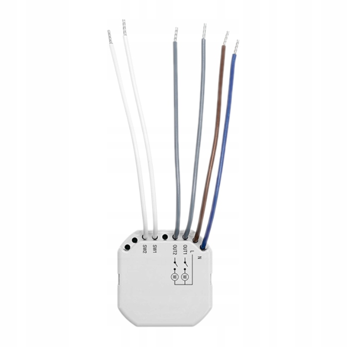 Smart 2-CH Relay PM SATEL – Bezprzewodowy sterownik 230V AC z pomiarem mocy