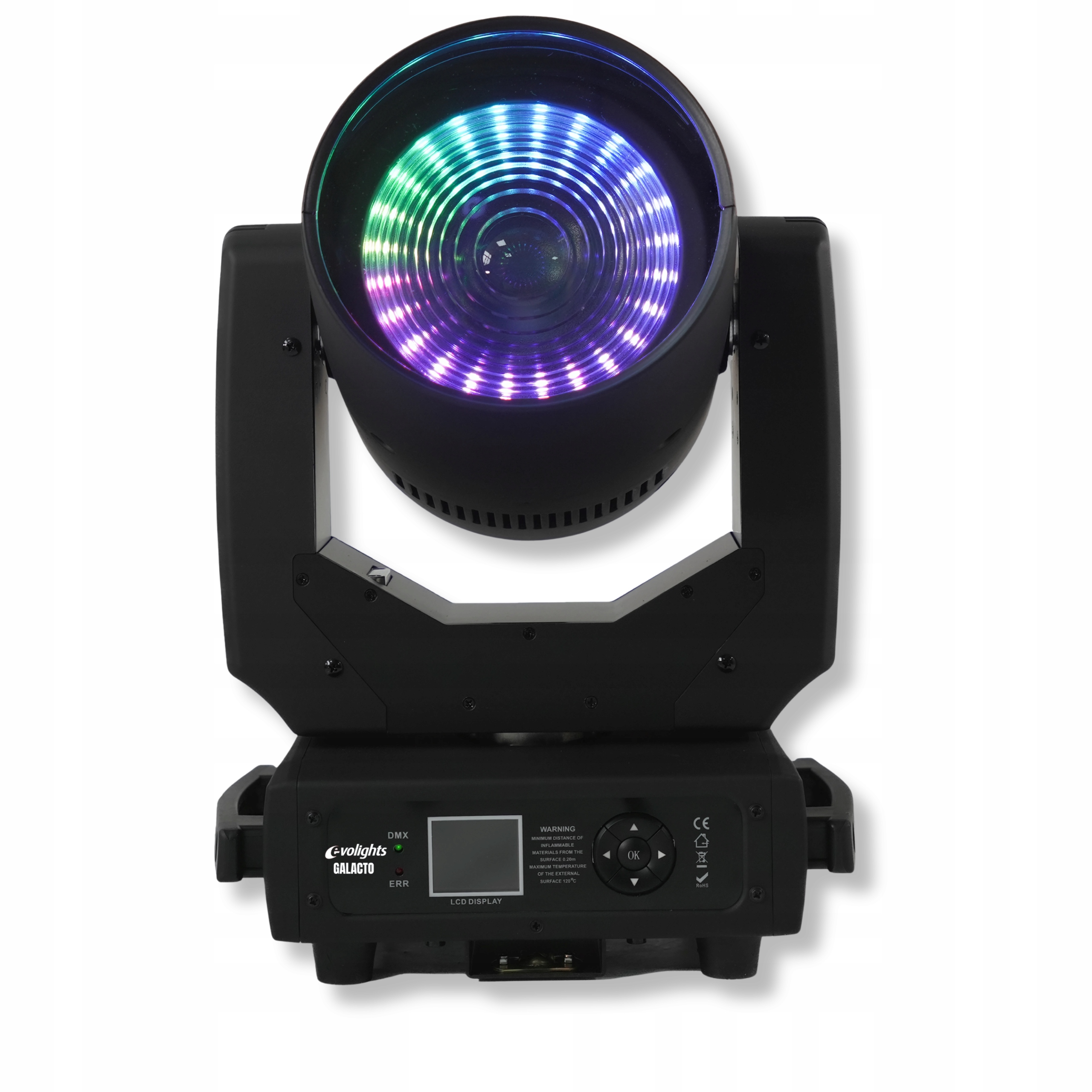 Evolights Galacto – Głowica ruchoma beam/wash z efektem ring