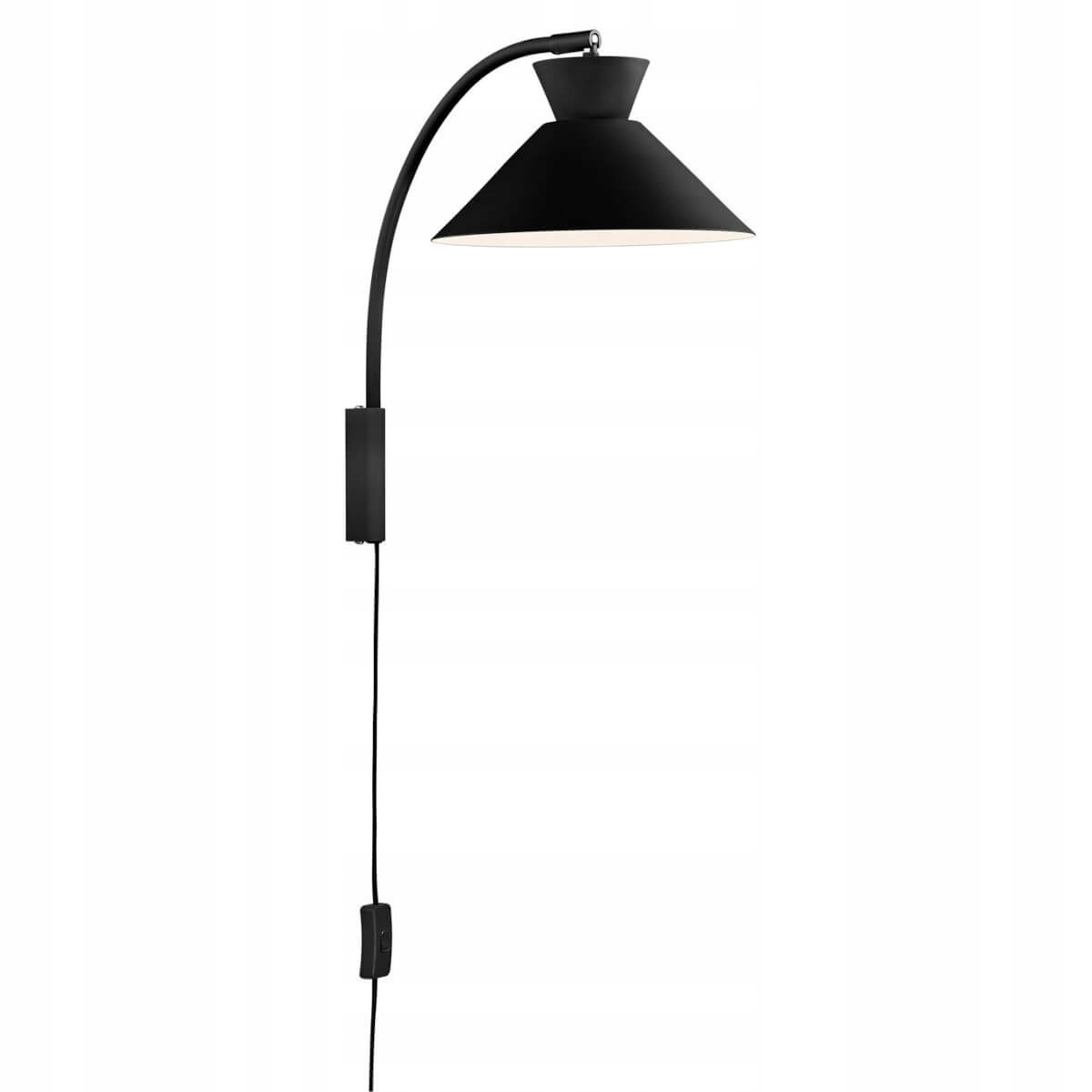 Regulowana lampa ścienna z włącznikiem DIAL 2213371003 czarny – Elegancja i funkcjonalność w Twoim wnętrzu