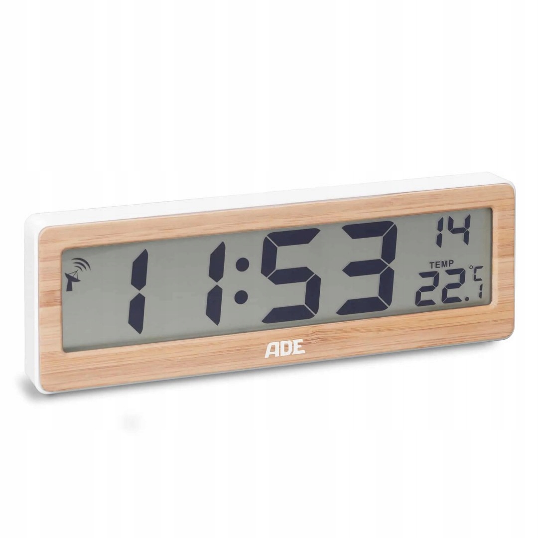 Zegar elektroniczny z dużym wyświetlaczem ADE – Idealny do Twojego domu