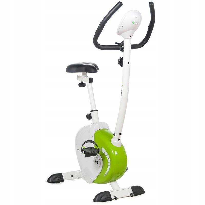 Rower treningowy magnetyczny biało-zielony HMS M9239* – Idealny do domowych treningów