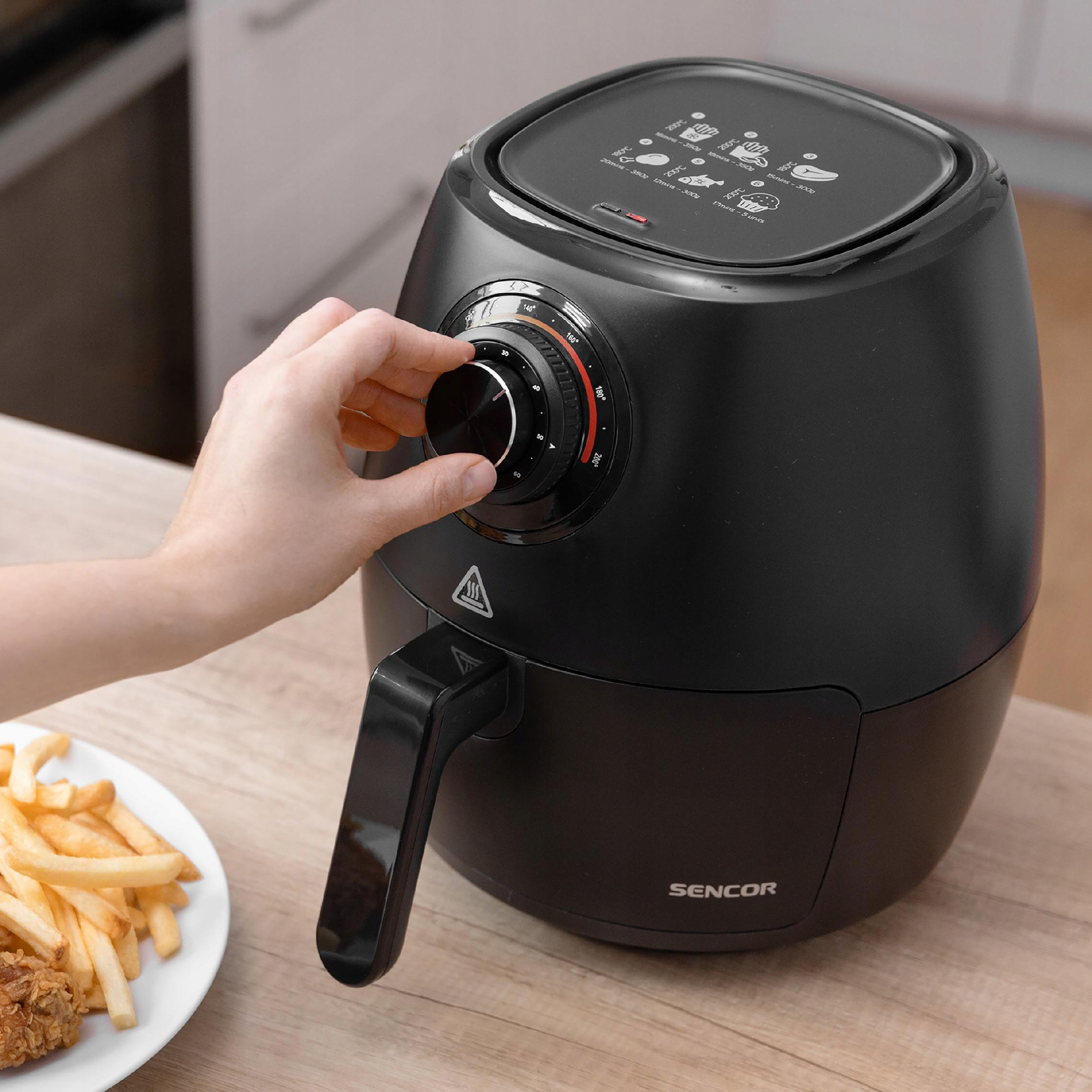 Okrągły kształt koszyka – Optymalne rozprowadzenie ciepła