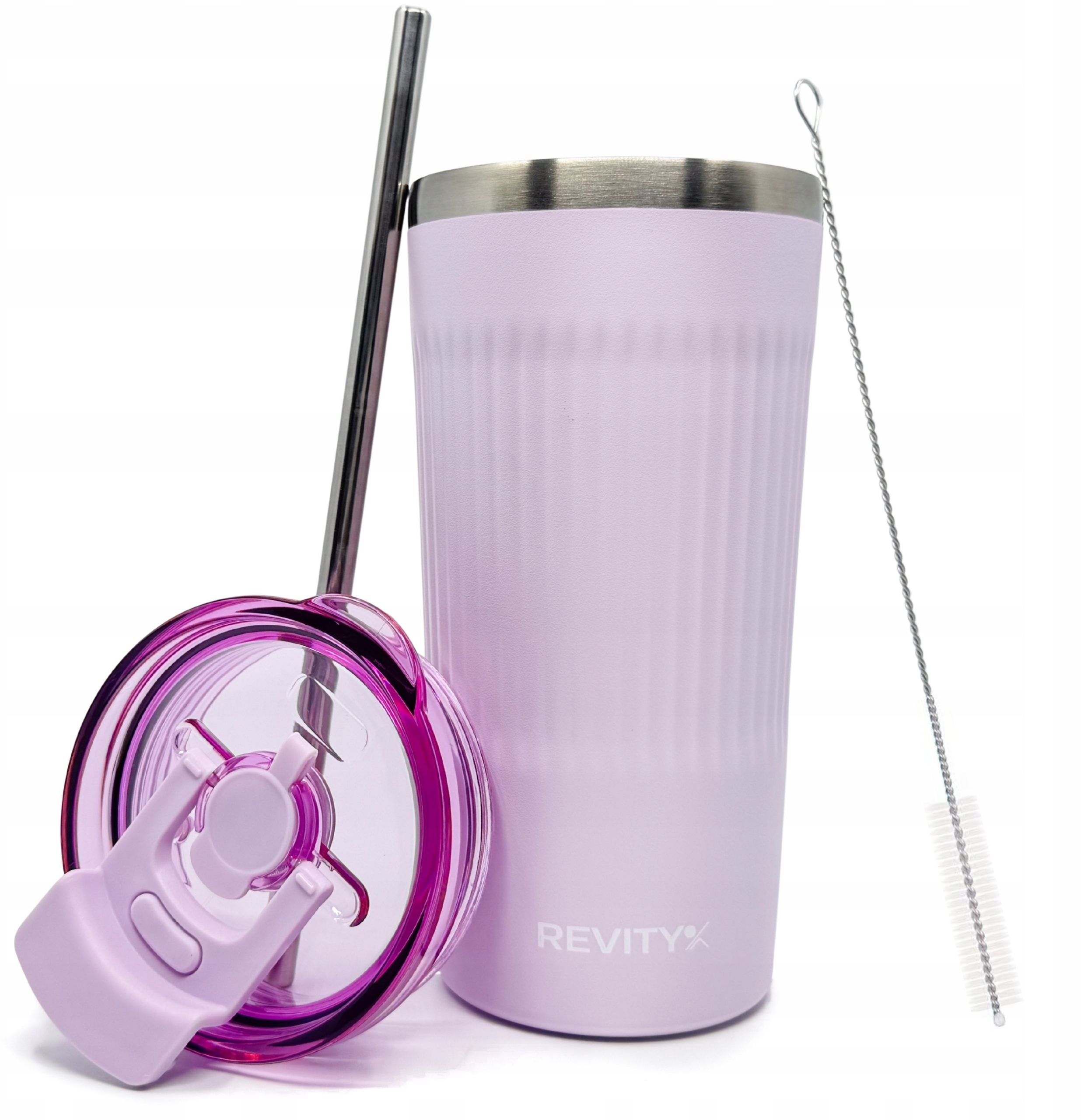 Kubek termiczny ze słomką 600 ml – Idealny towarzysz na każdą okazję