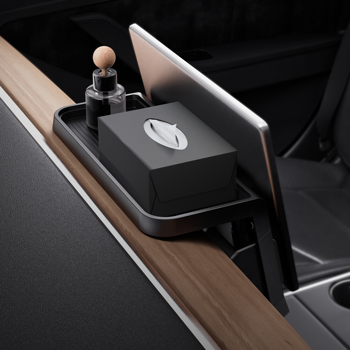 Spigen Tesla Under Screen Storage Organizer – Idealne rozwiązanie do organizacji w Tesla Model Y/3