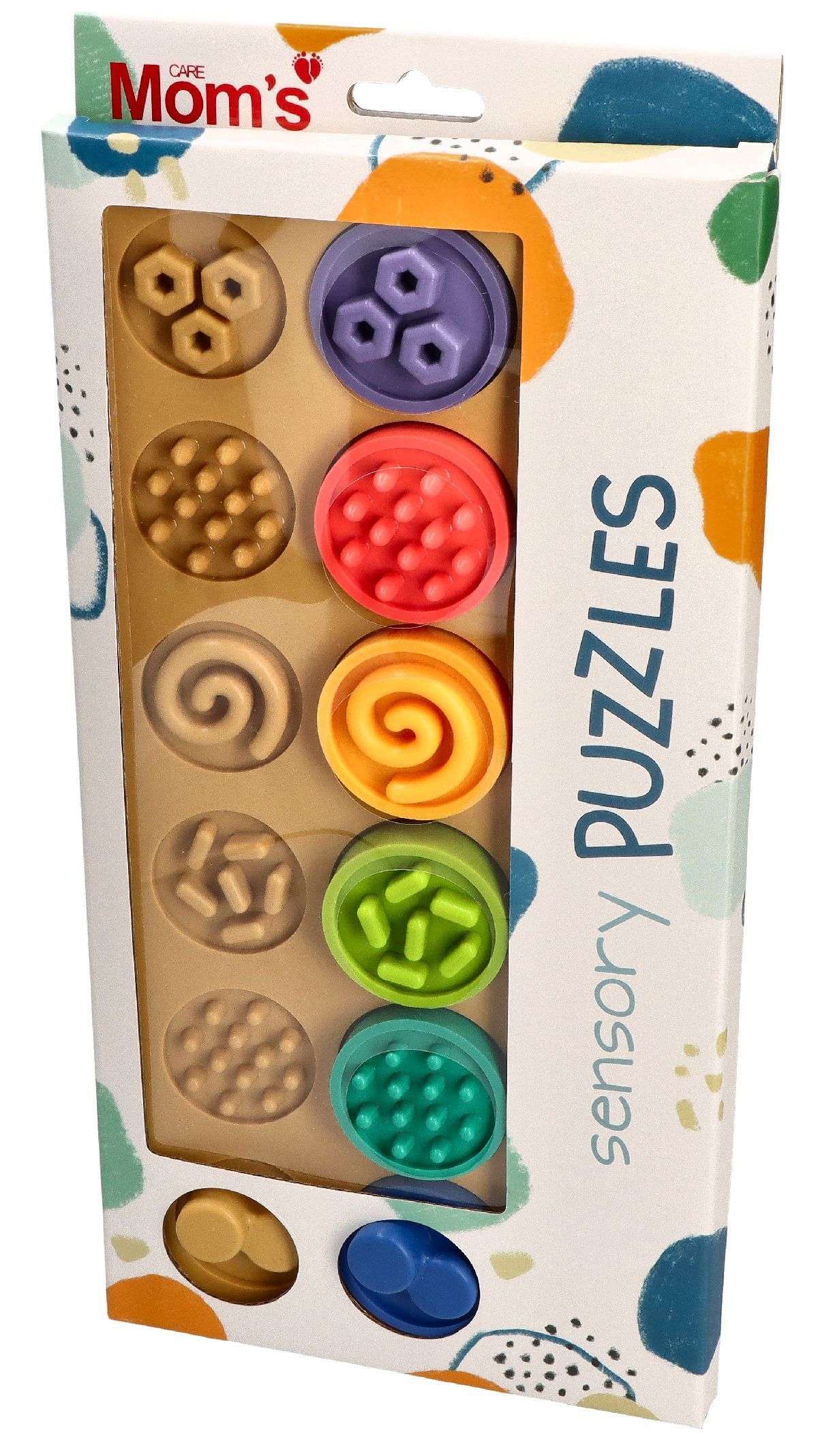 Puzzle sensoryczne kółeczka XL – Edukacyjna zabawa dla Twojego dziecka