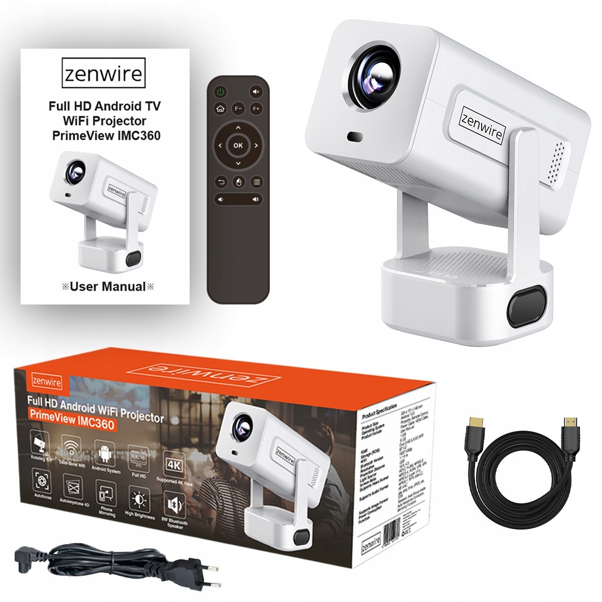 Automatyczna regulacja obrazu – Autofocus i Auto Keystone