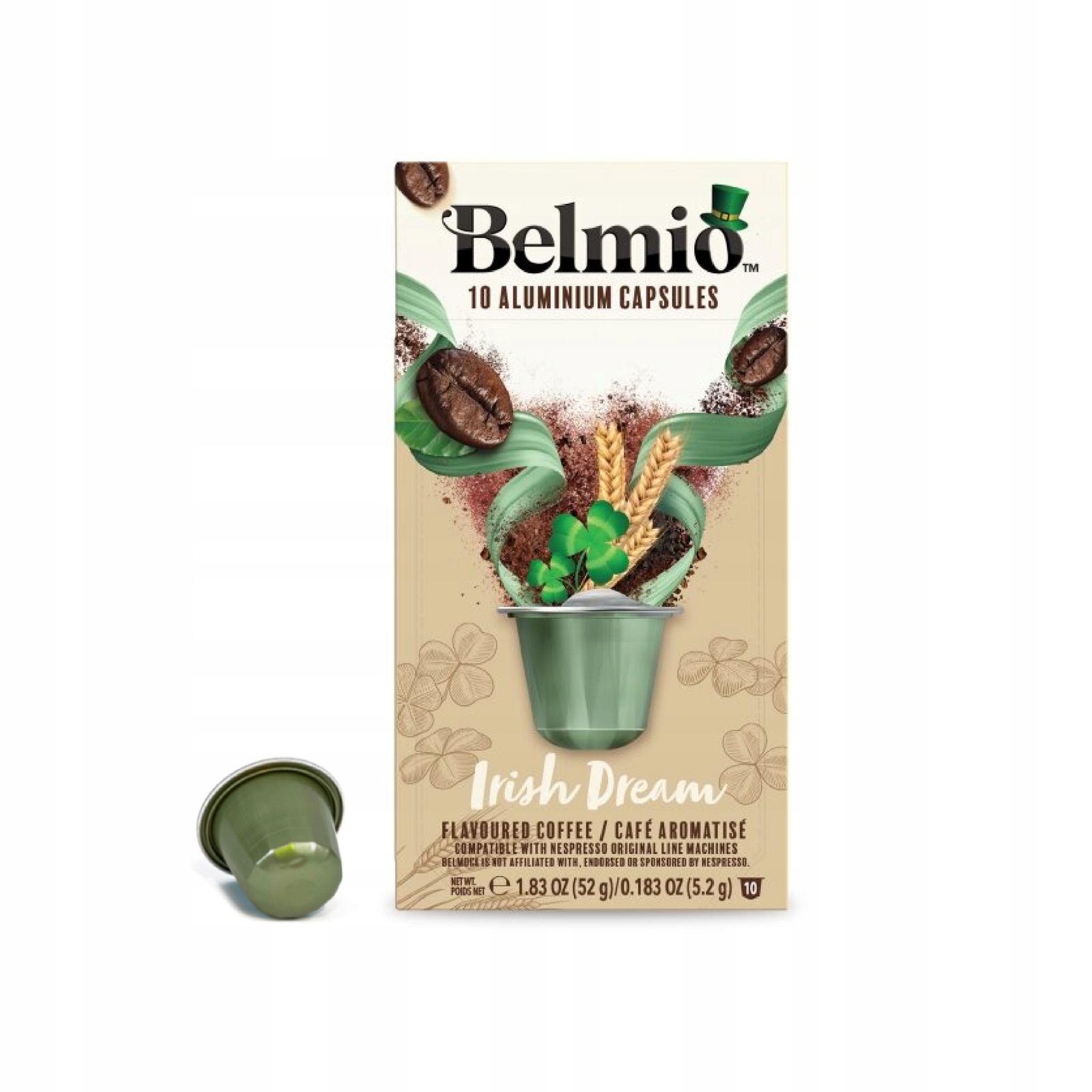 Aromatyczna kawa Belmio Irish Dream – Połączenie whisky i czekolady