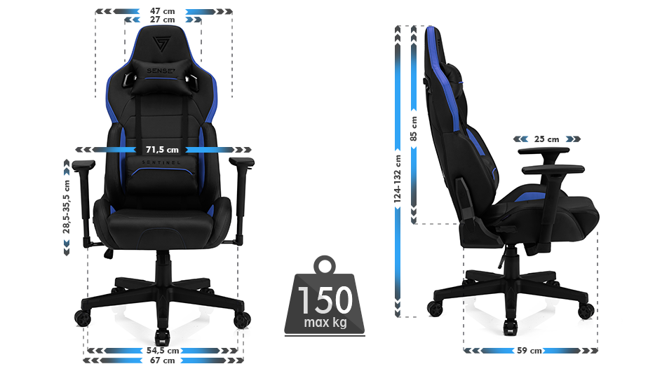 Ігрове крісло Sense7 Sentinel PU