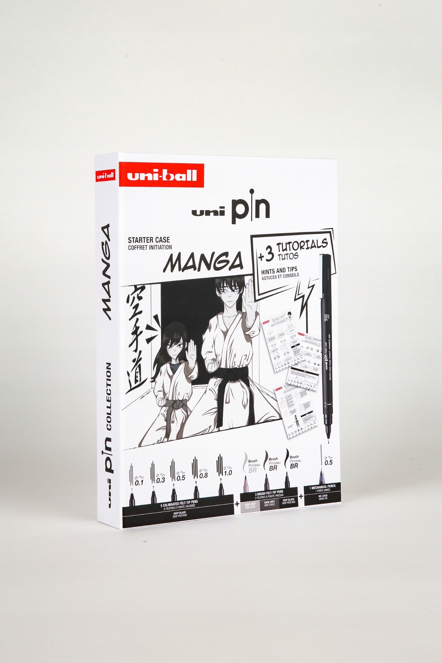 Uni Pin Manga Collection Box – Zestaw do rysowania mangi dla początkujących