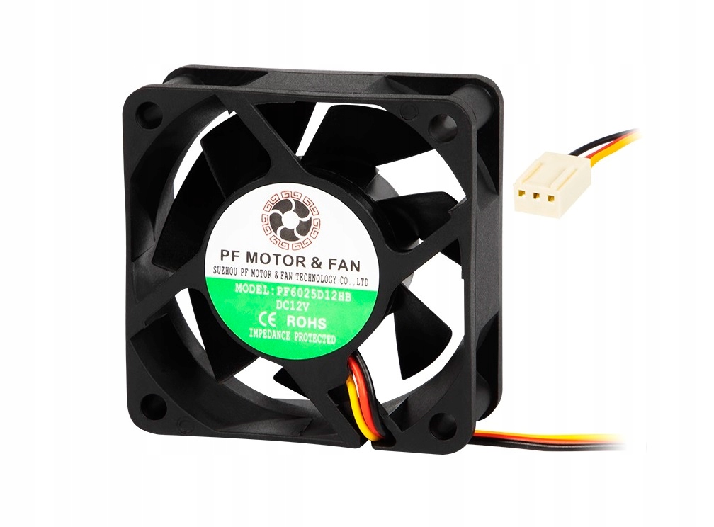 Wentylator 60x25 12V kulkowy – Wydajność i niezawodność