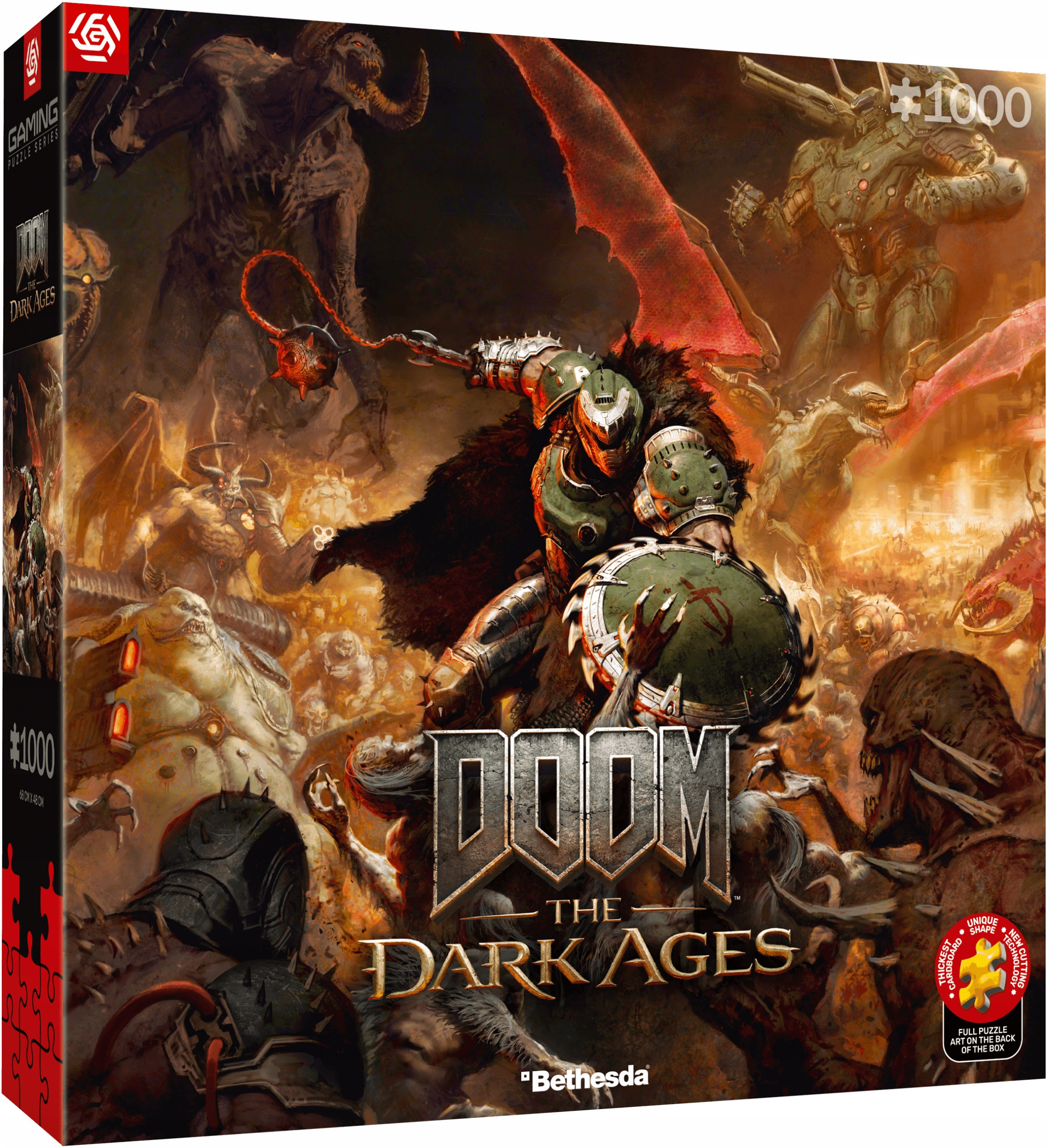 Puzzle Good Loot Gaming: Doom The Dark Ages Slayer's Rage – Epicka przygoda w 1000 elementach