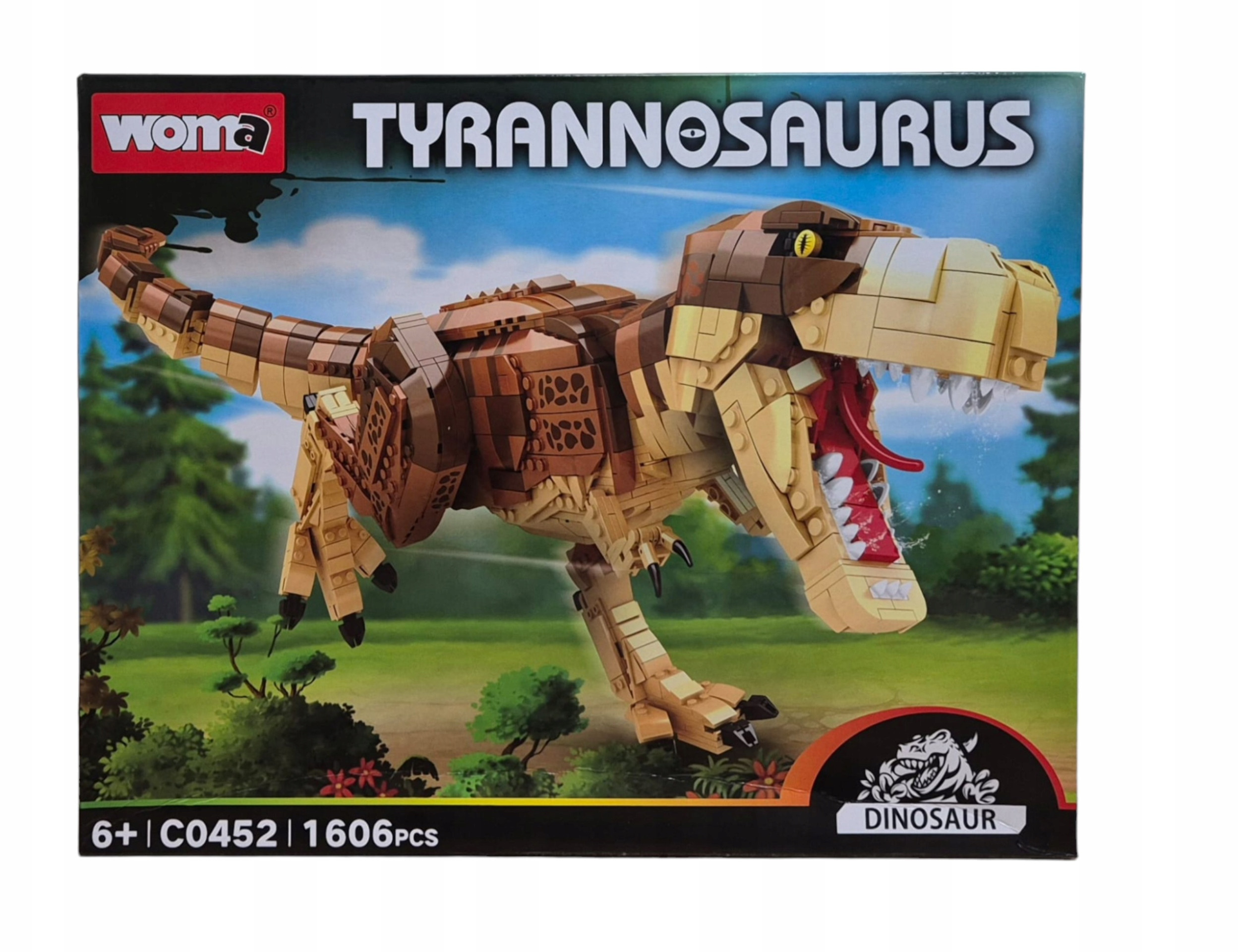 Klocki Dinozaur Tyranozaur – Zestaw Ruchomych Klocków dla Małych Budowniczych