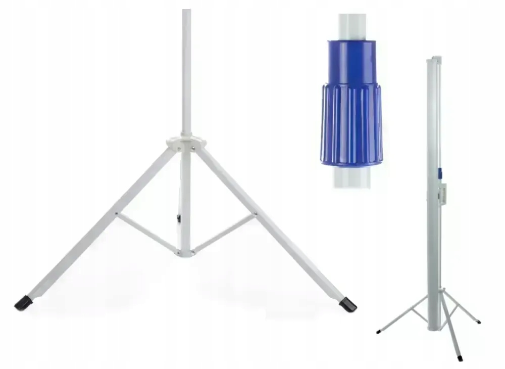 Stabilna konstrukcja z teleskopowym statywem