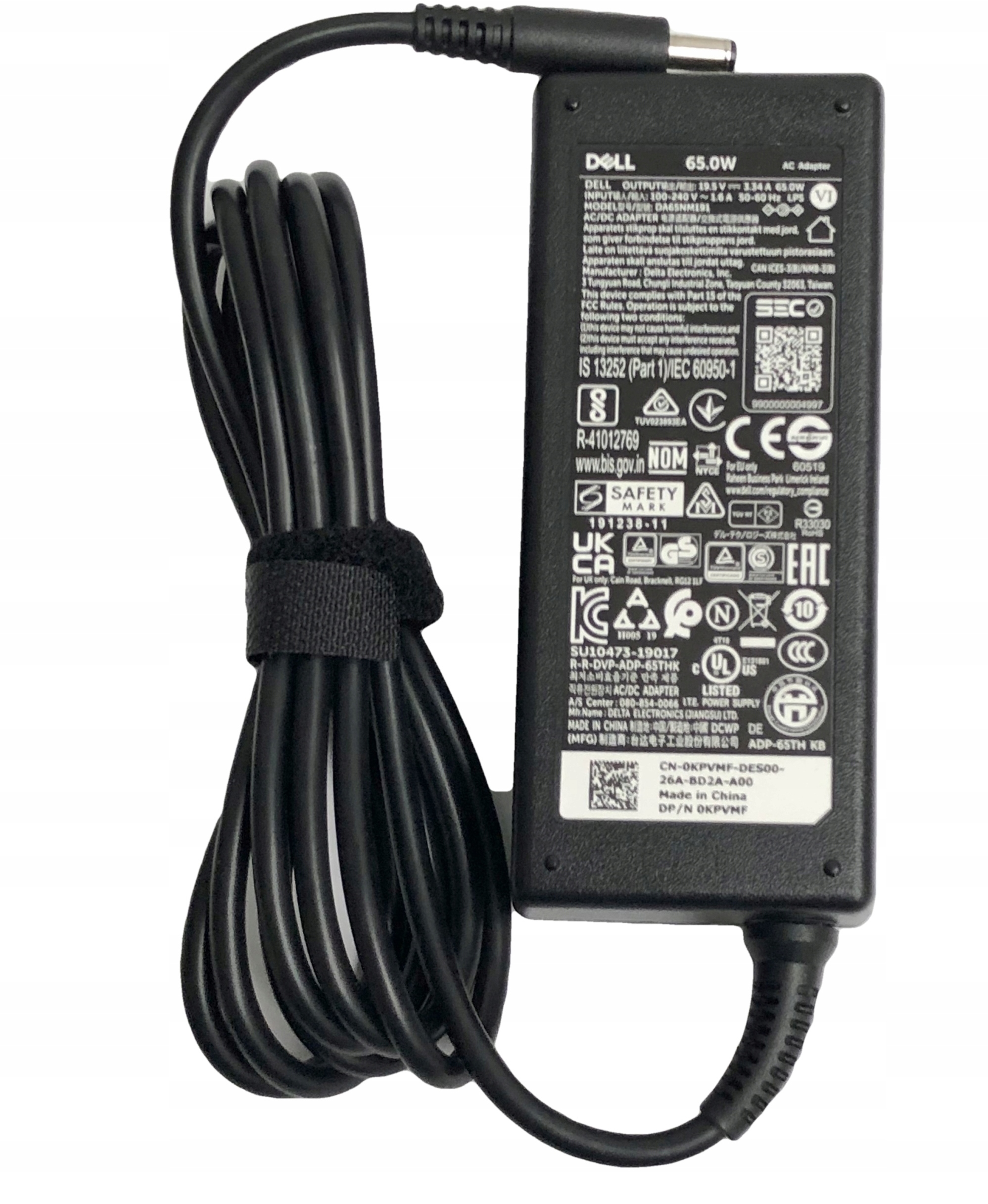 DELL adapter AC 65W DLTA 4.5 E4 RUG V2 – Niezawodne zasilanie dla Twojego laptopa