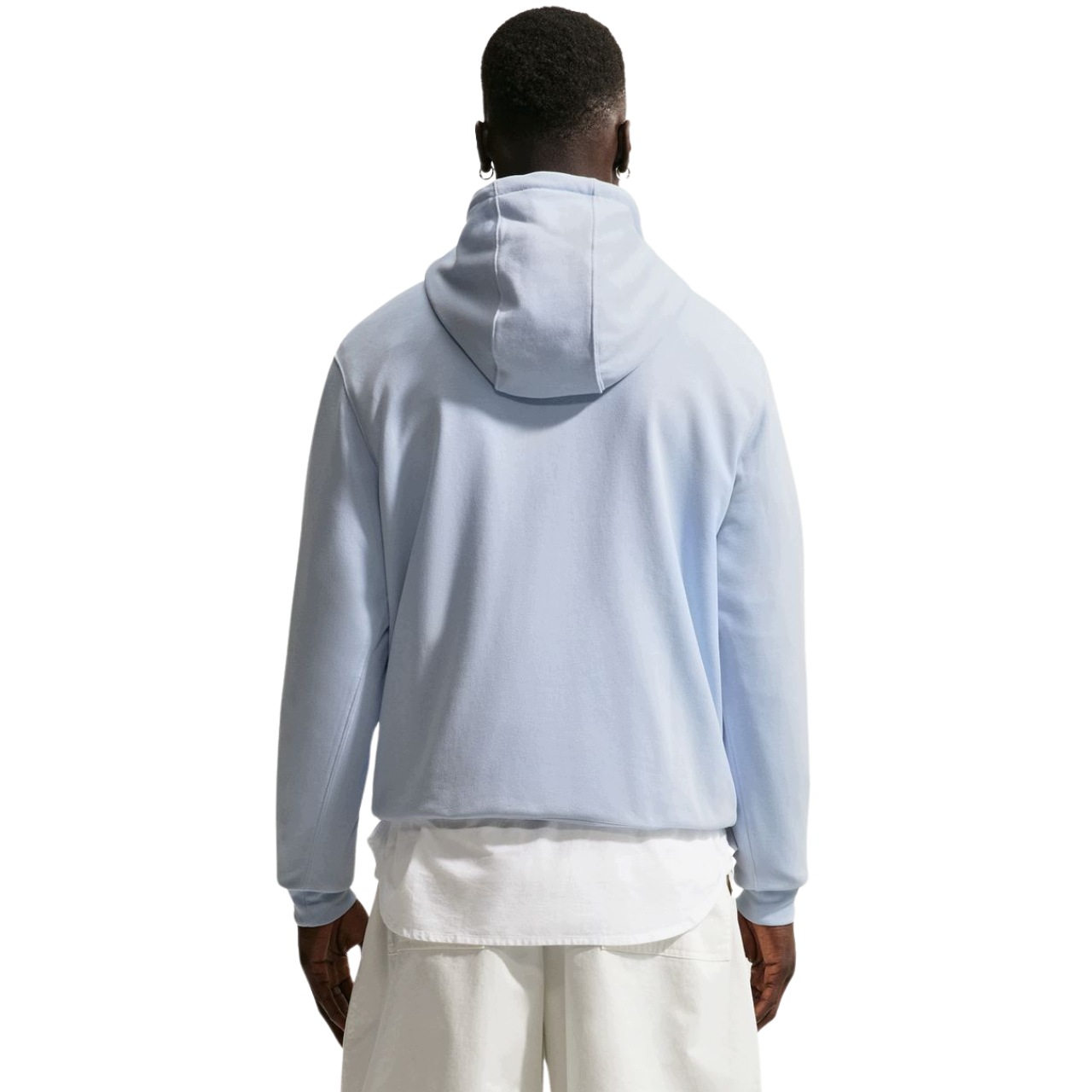 Męska bluza z kapturem Nike Club FT PO Hoodie błękitna – Klasyka sportowego stylu