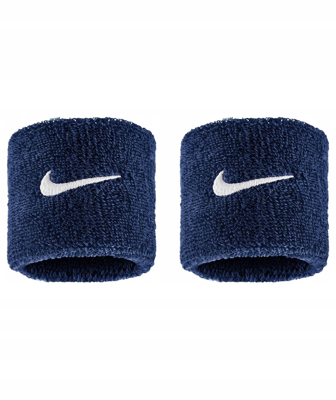 Frotki na rękę Nike Swoosh Wristbands 2 szt. granatowe – Komfort i styl podczas treningu