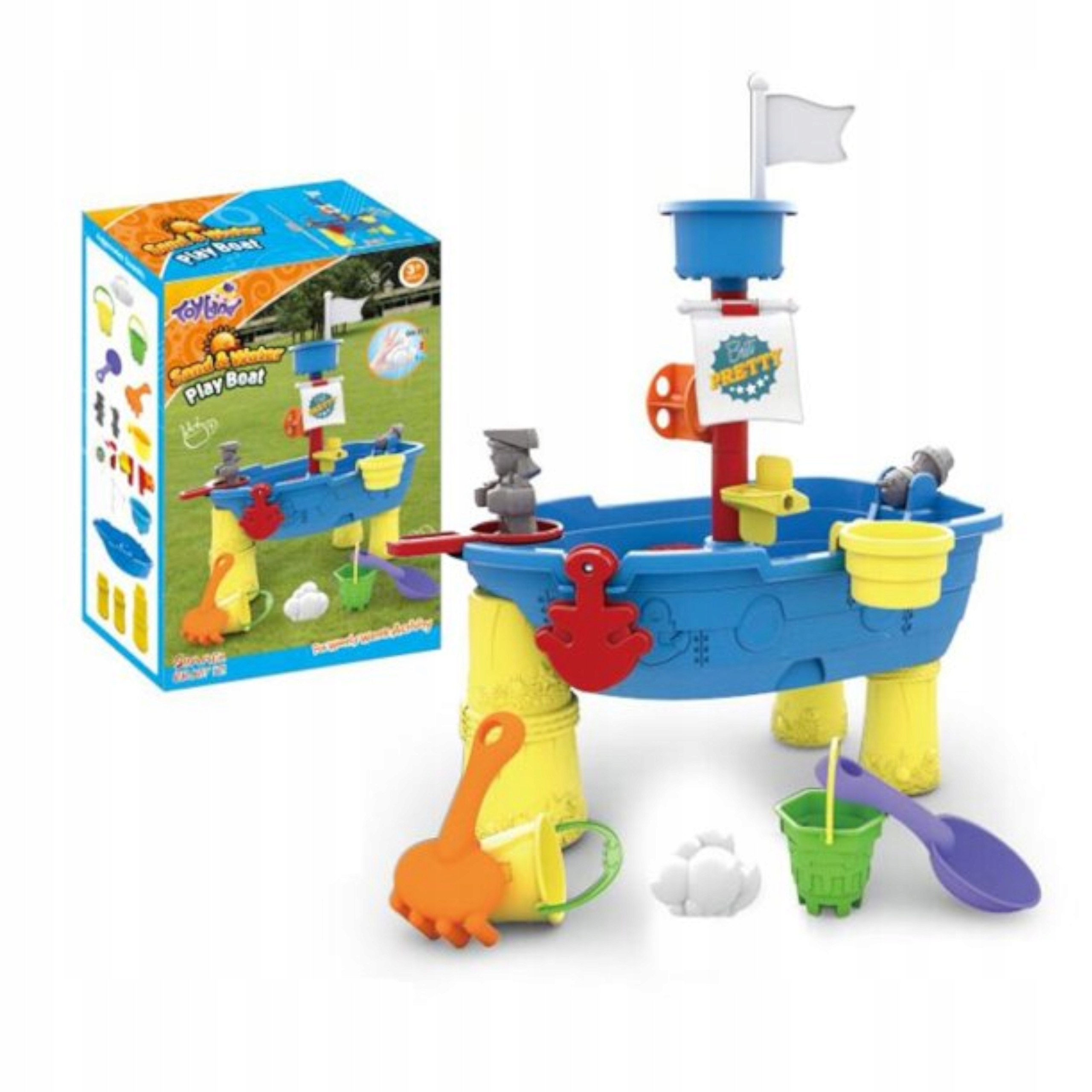 Stolik do piasku i do wody zjeżdżalnia statek 848 Bohater brak