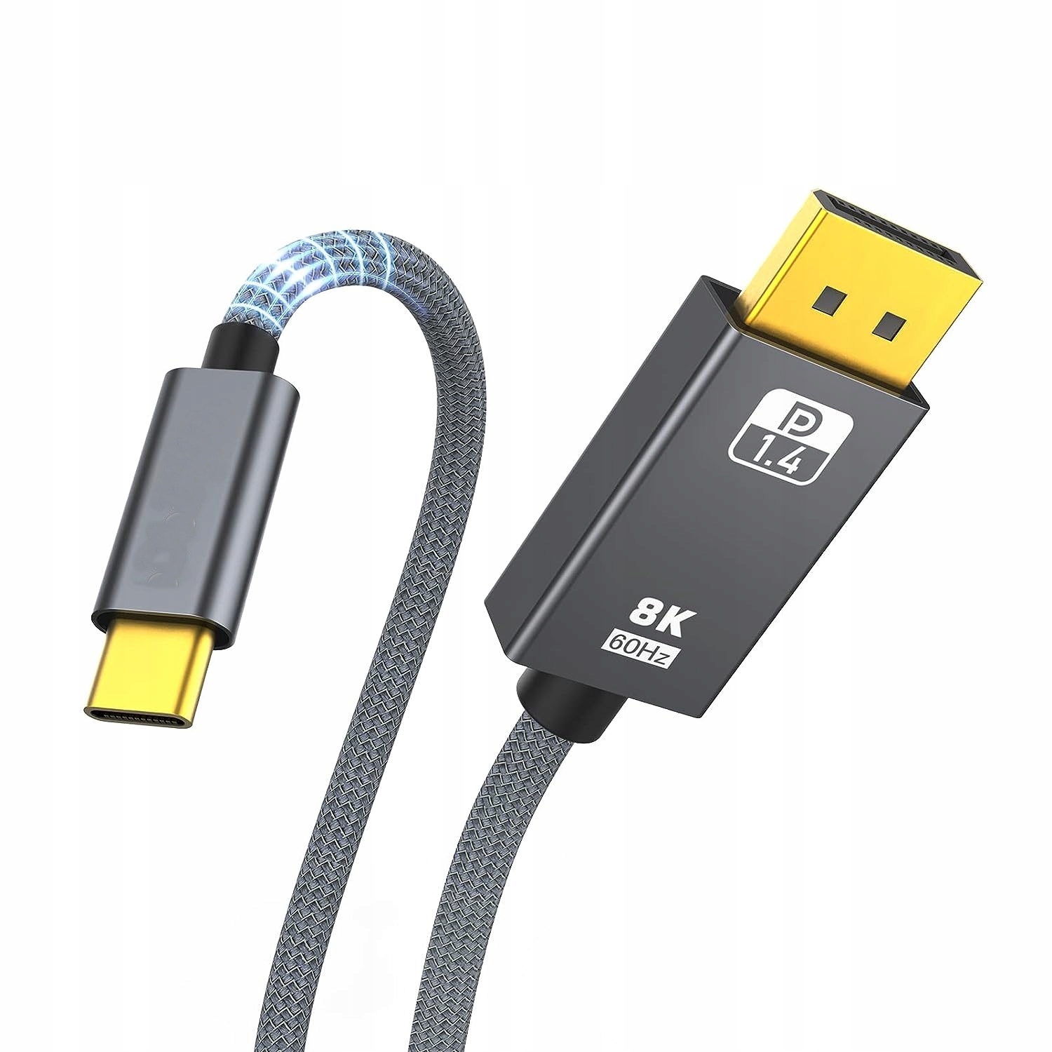 Kabel USB-C - DisplayPort 1.4 Adapter DP 8K 4K120HZ – Wysoka jakość i niezawodność