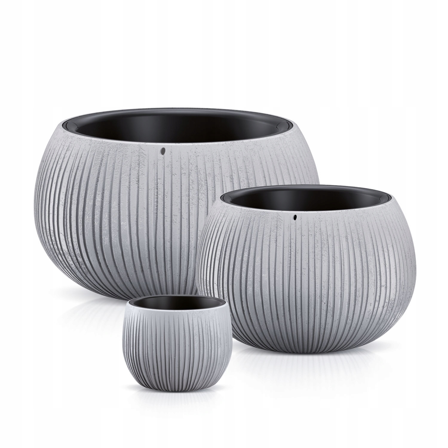 Donica Bowl Kula Beton DKB370 240 150 Zestaw 3w1