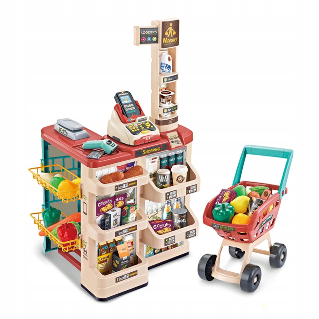 Supermarket wózek na zakupy waga czytnik 668-78 EAN 5907508464073