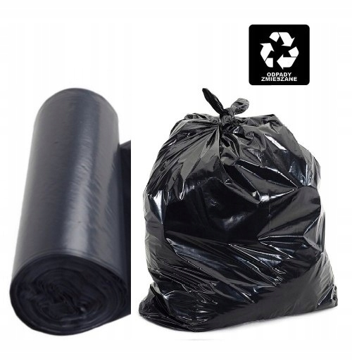 Worki na śmieci czarne 10 szt. x 120 l Marka Betmar