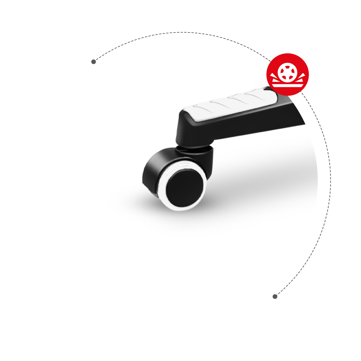 Bok fotela Huzaro Force 6.0 z funkcją bujania