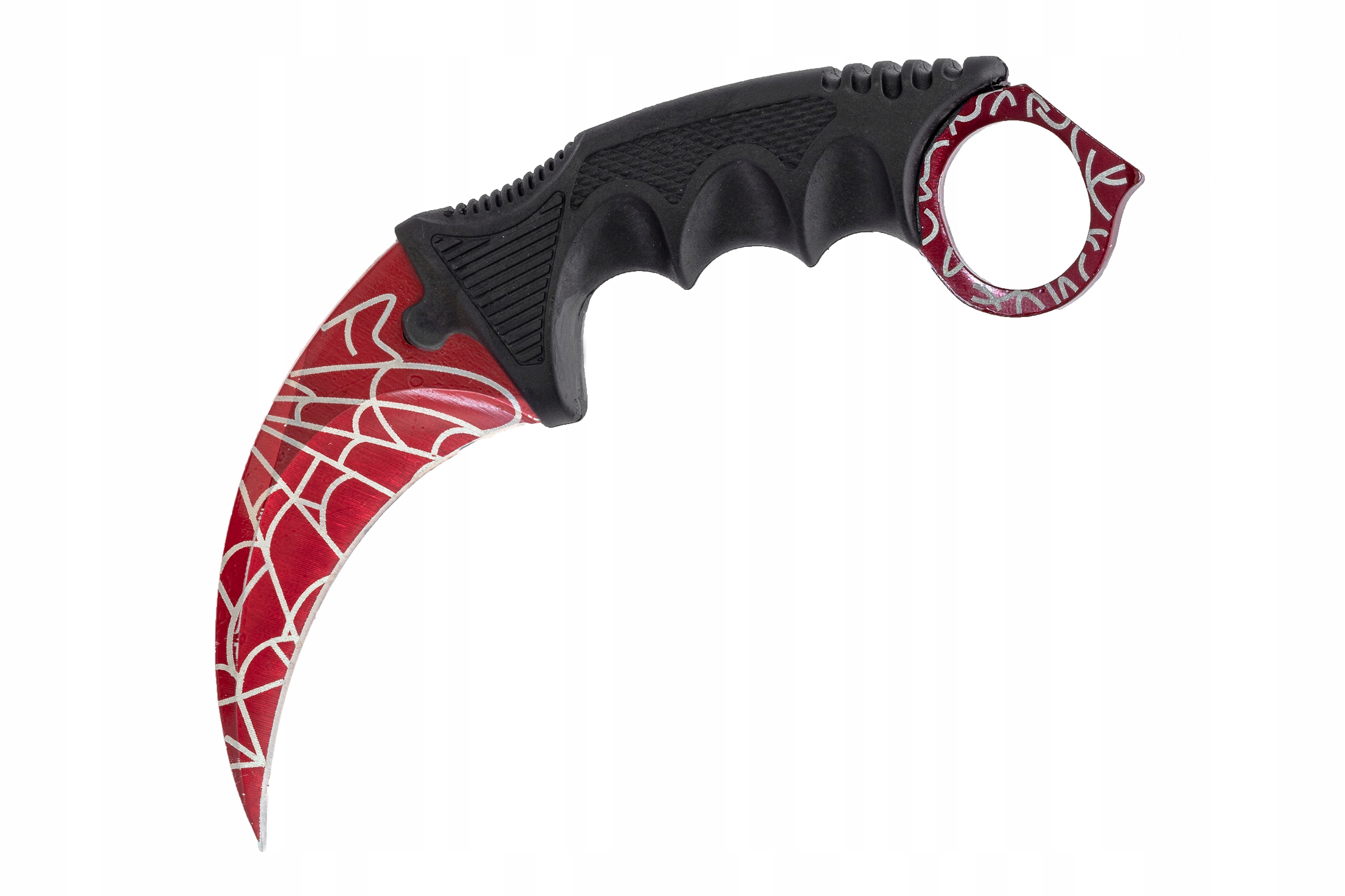 Nóż typu karambit CS:GO Crimson Web red