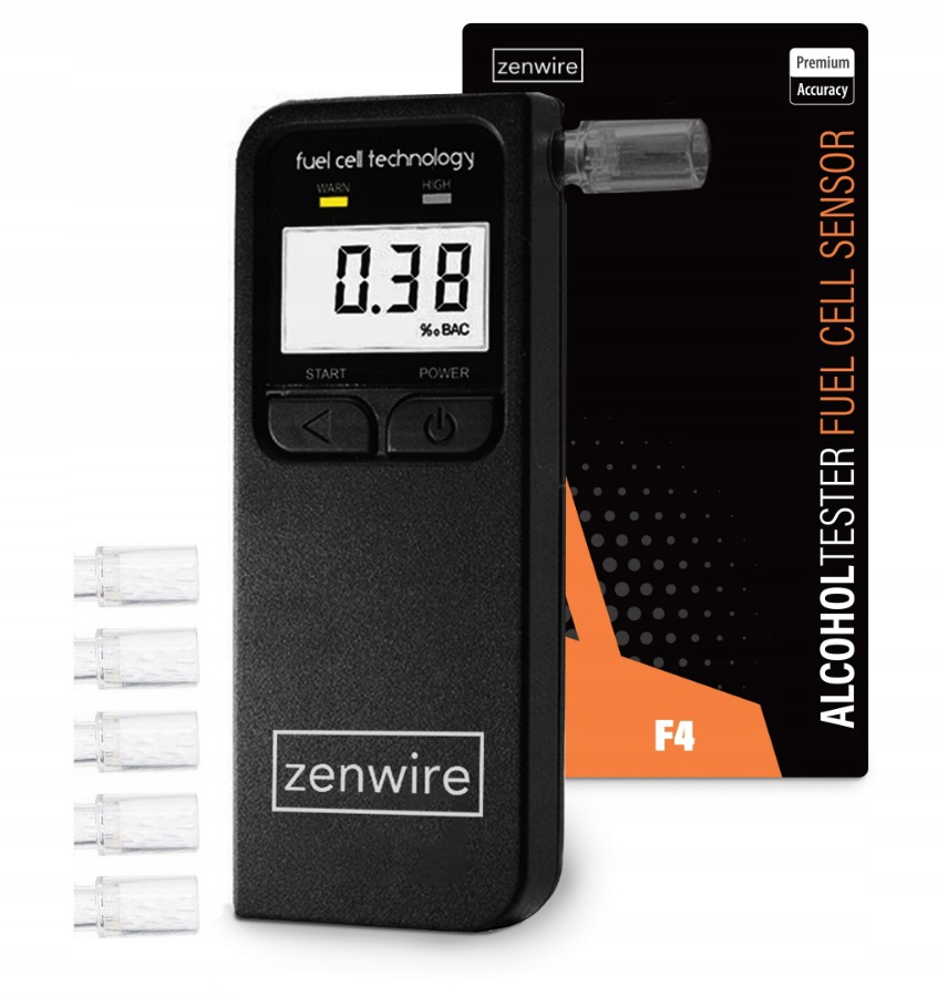 ALKOMAT Elektrochemiczny Zenwire F4 – Precyzyjne monitorowanie stężenia alkoholu